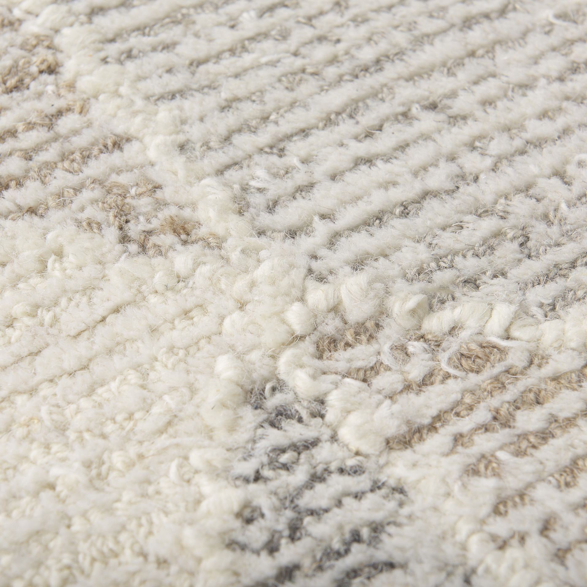 kolt 5x8 neutral geometric patterned wool area rug