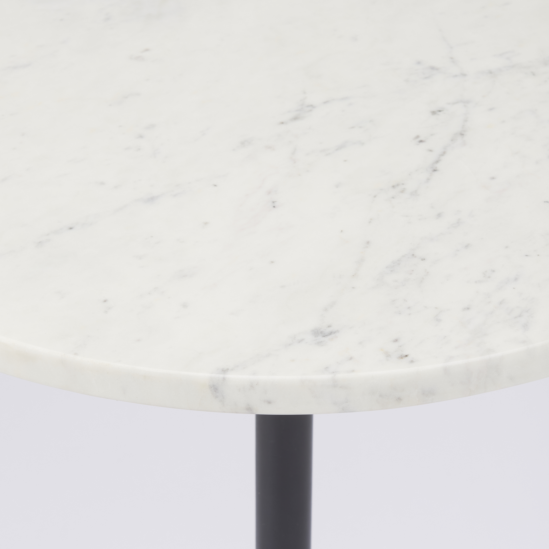 maxwell marble top pedestal end/side table