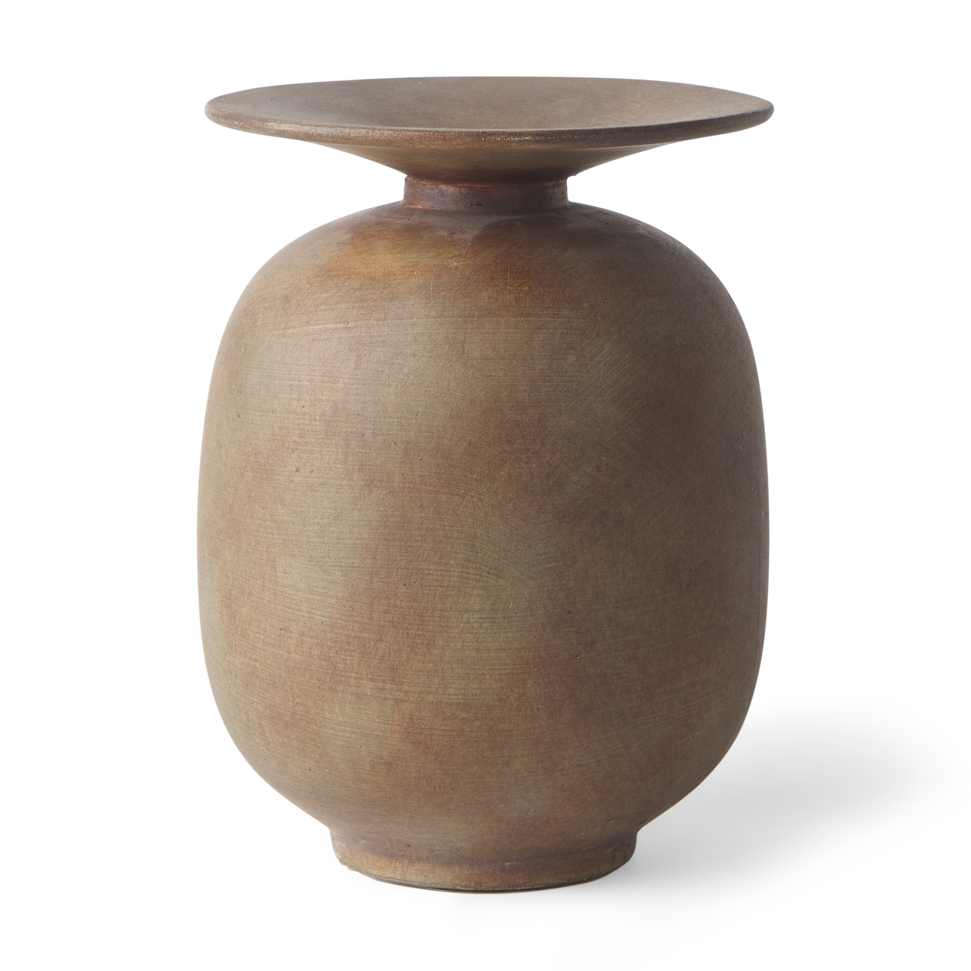 rylee 7.7h medium brown ceramic vase