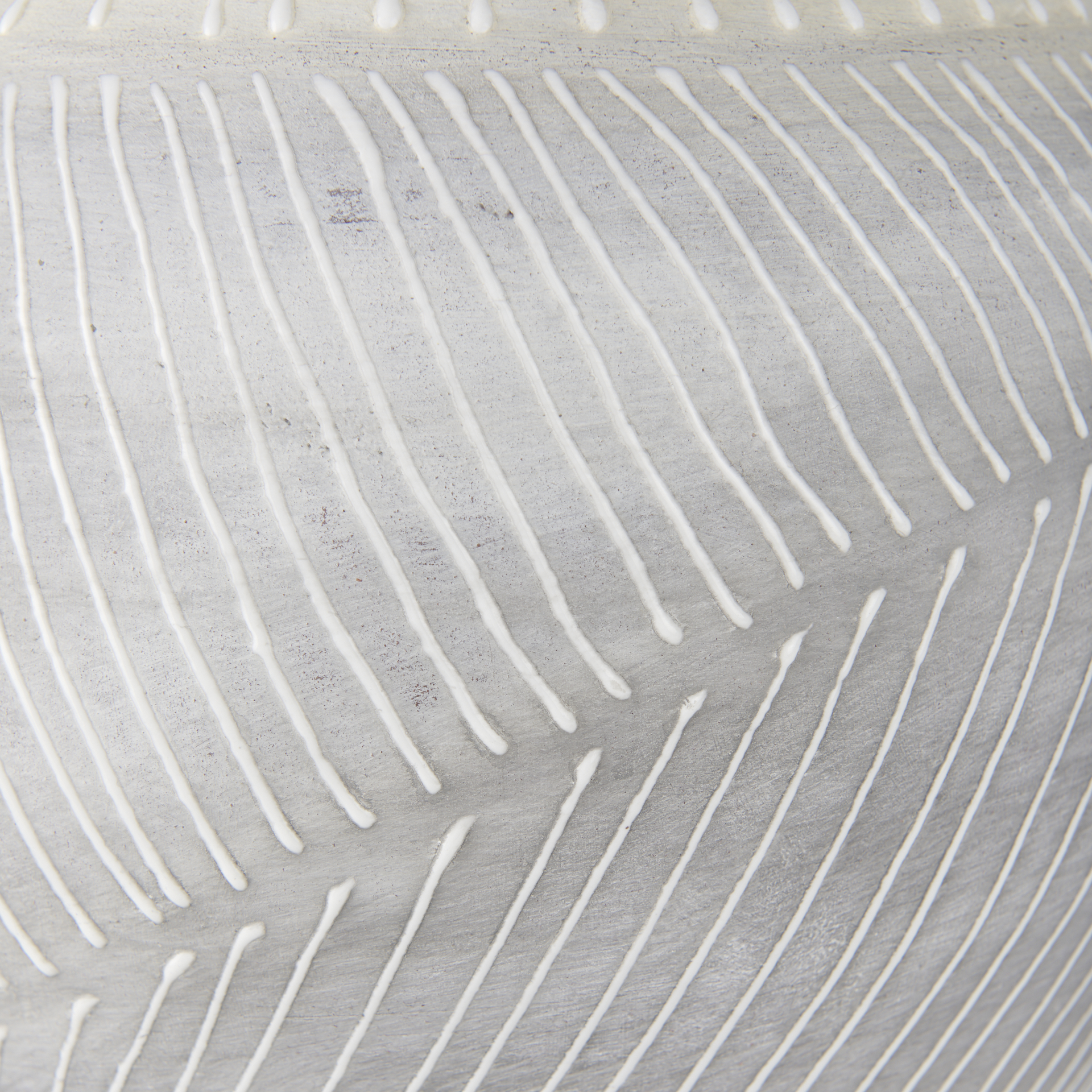 blume 12.5h off-white w/ gray textured vase
