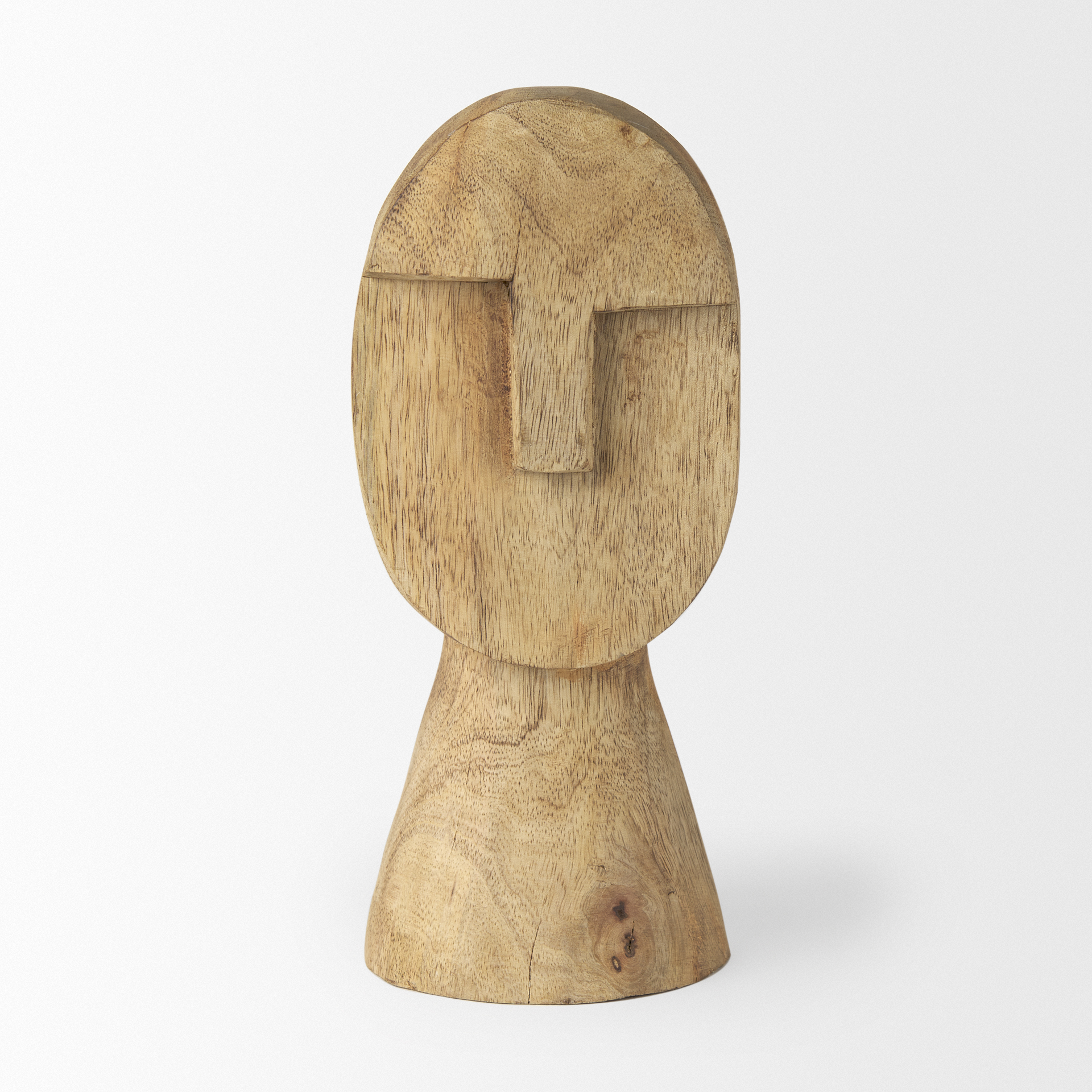 ivan medium wooden head sculpture
