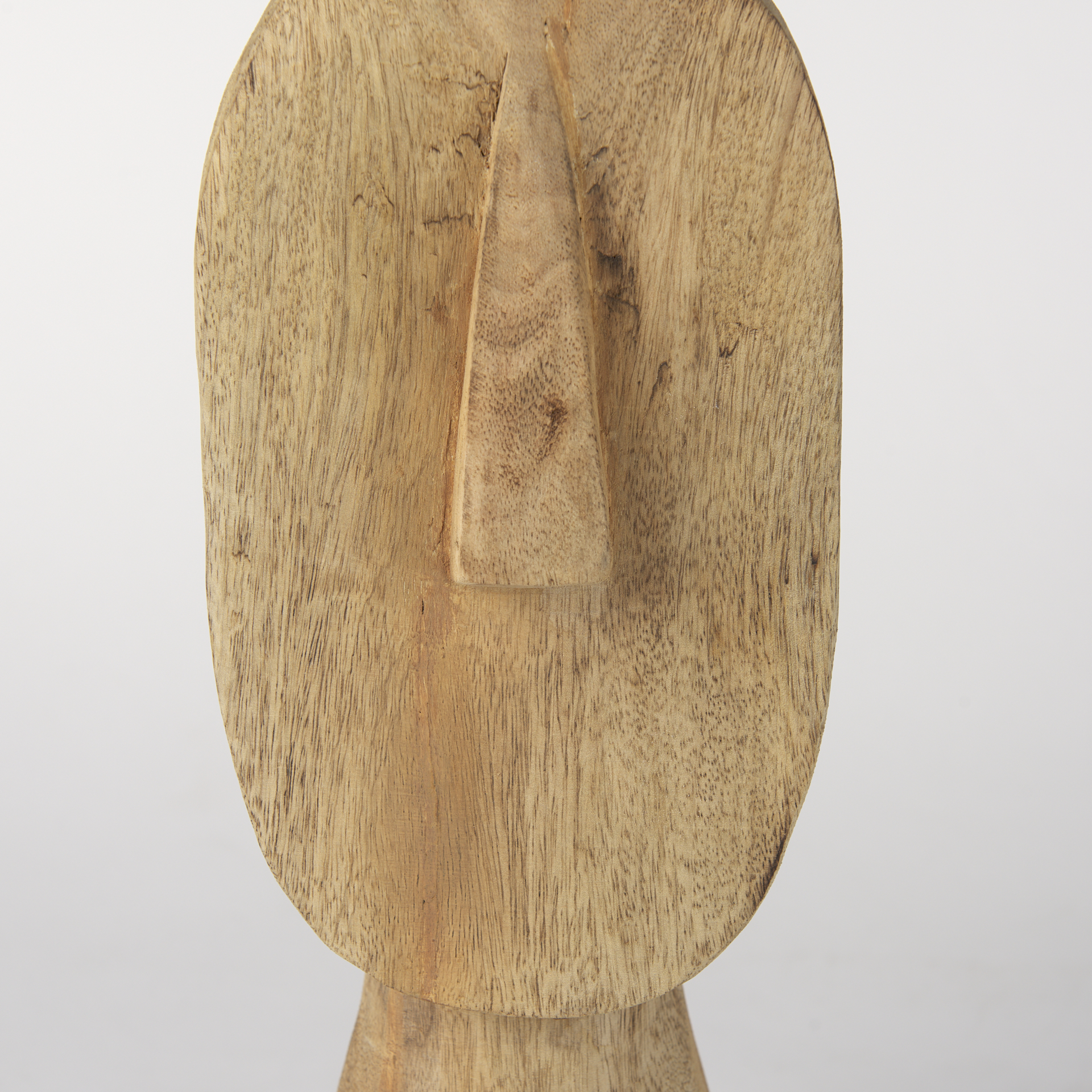 ivan large wooden head sculpture