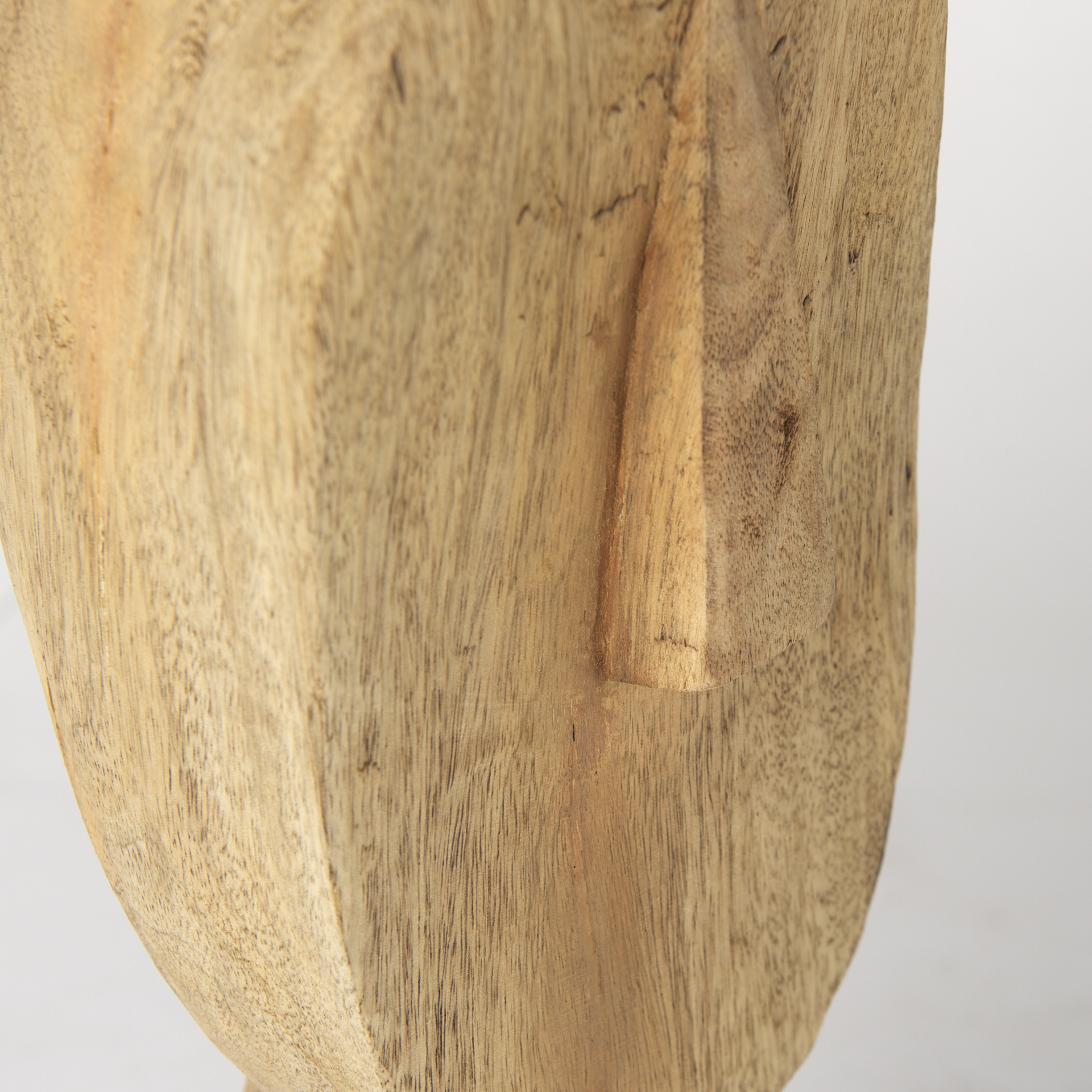 ivan large wooden head sculpture