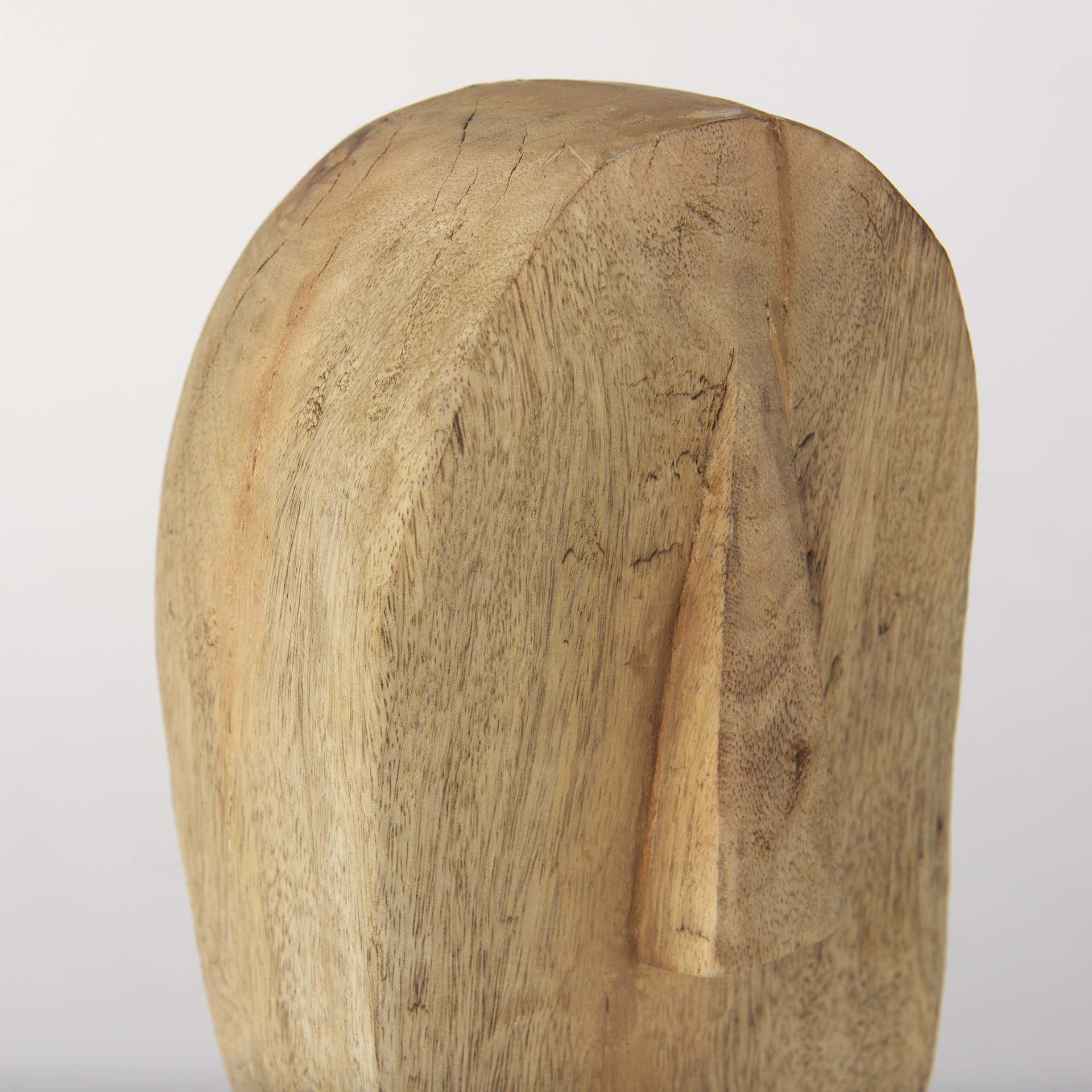 ivan large wooden head sculpture