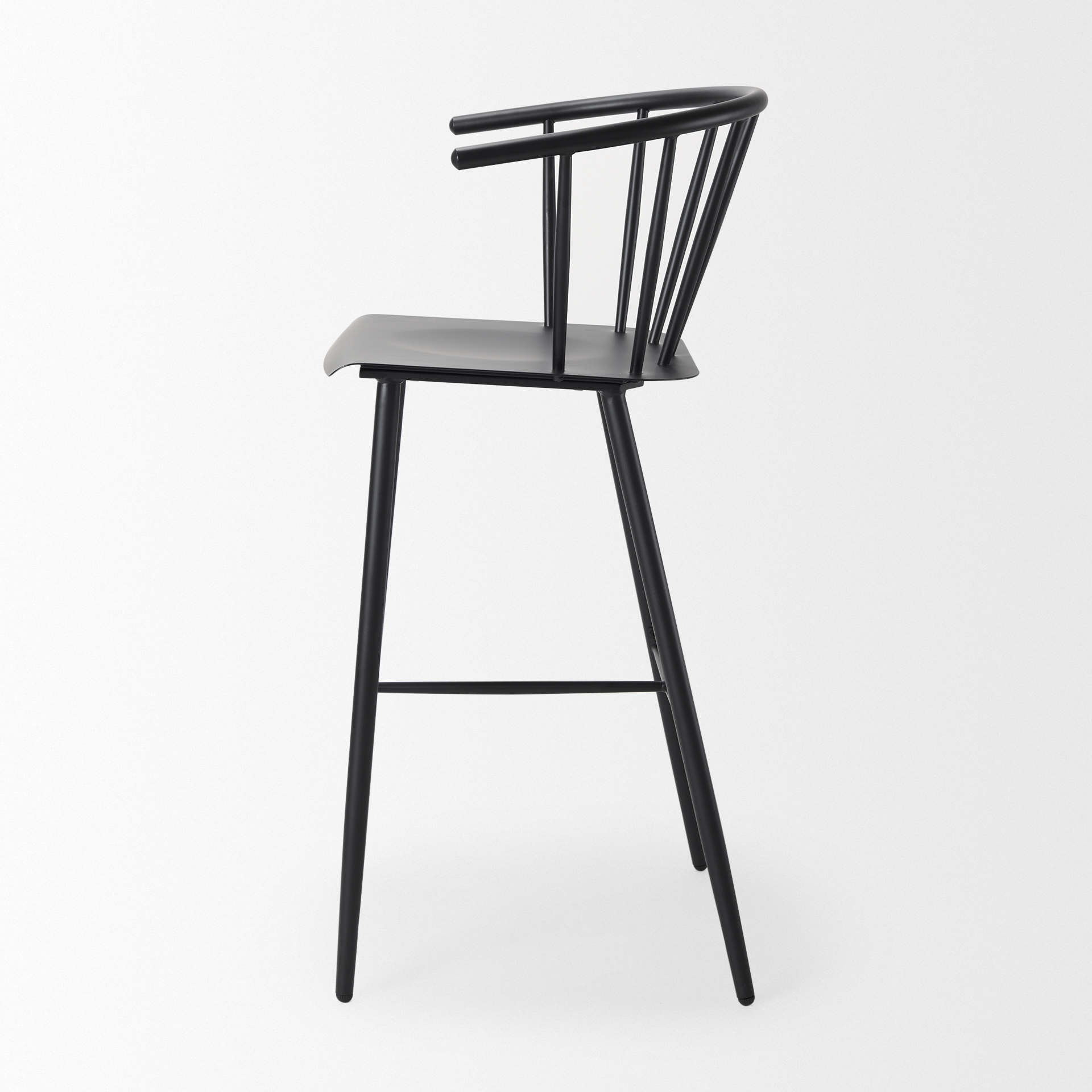 colin black metal bar stool