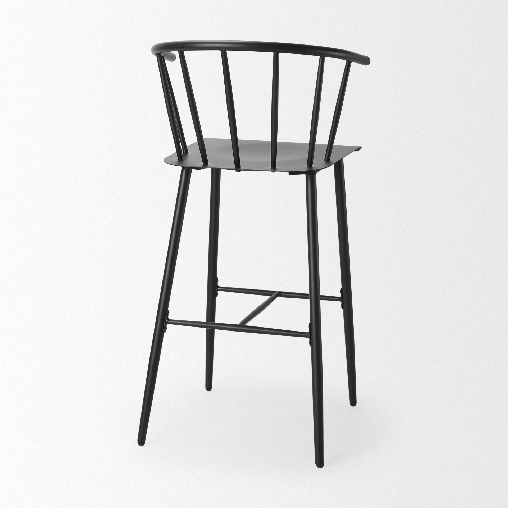 colin black metal bar stool