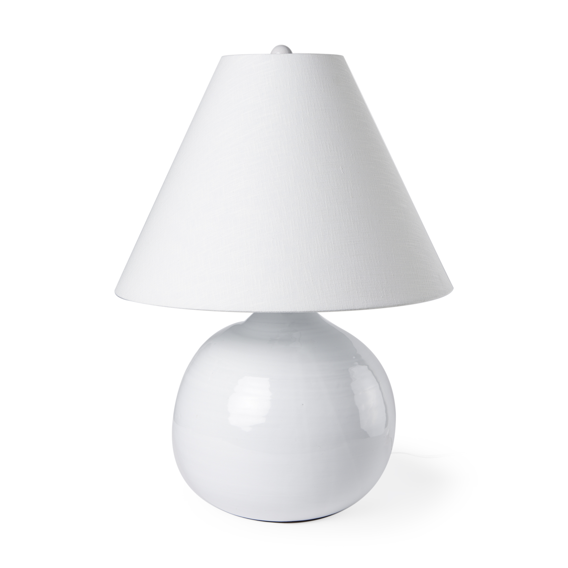 mehdi white ceramic table lamp