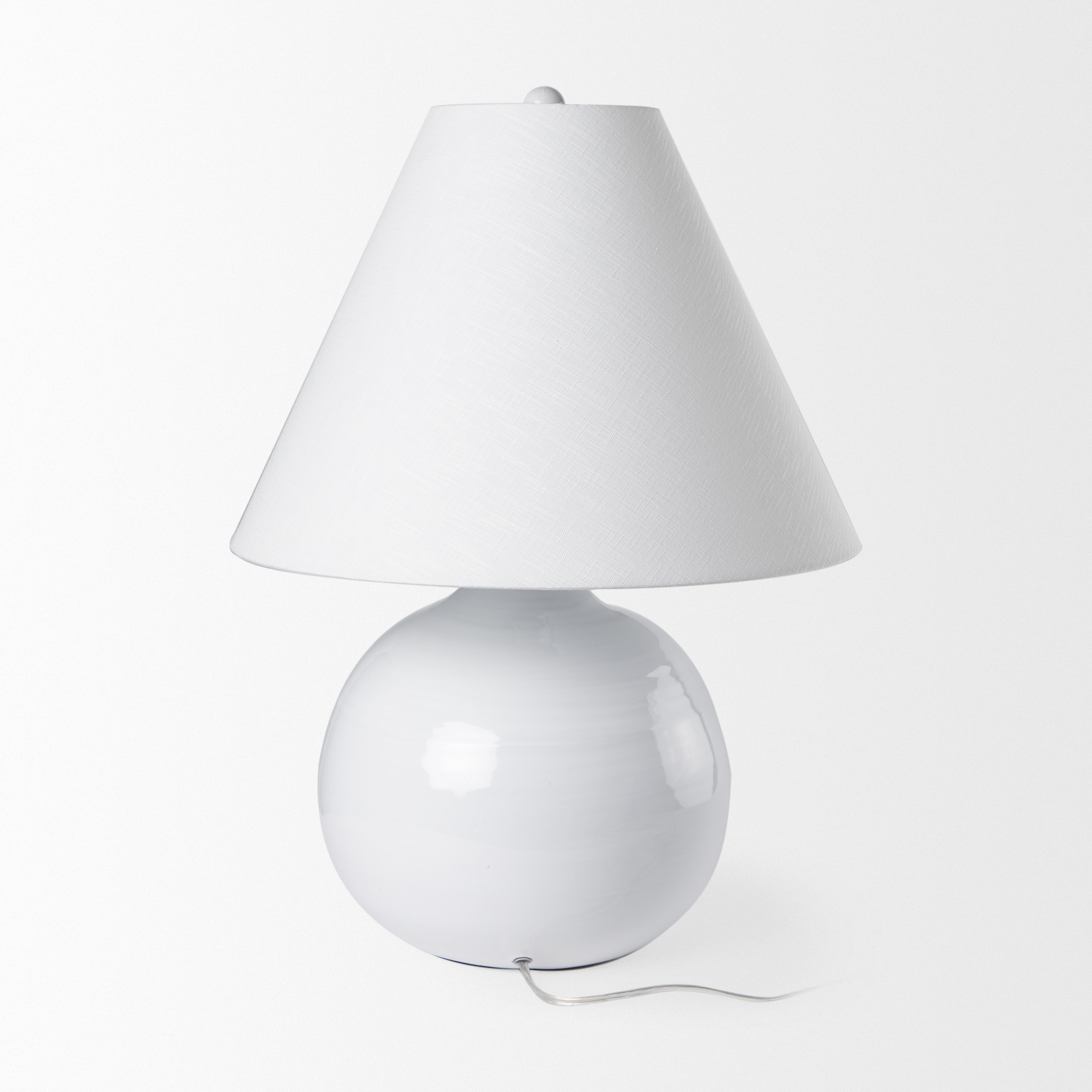 mehdi white ceramic table lamp