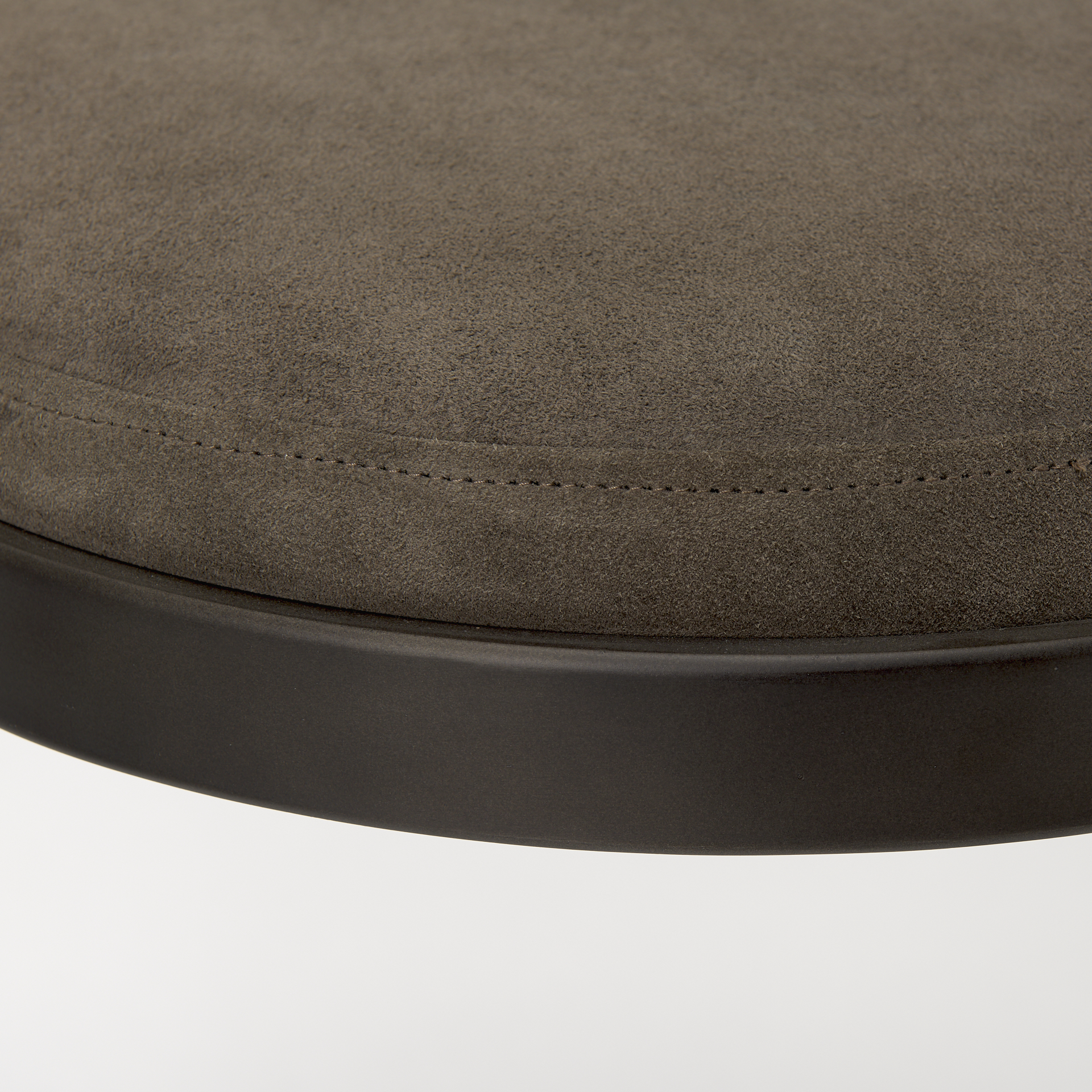 tyson 17l x 18w x 31h brown/gray suede w/ metal frame bar stool