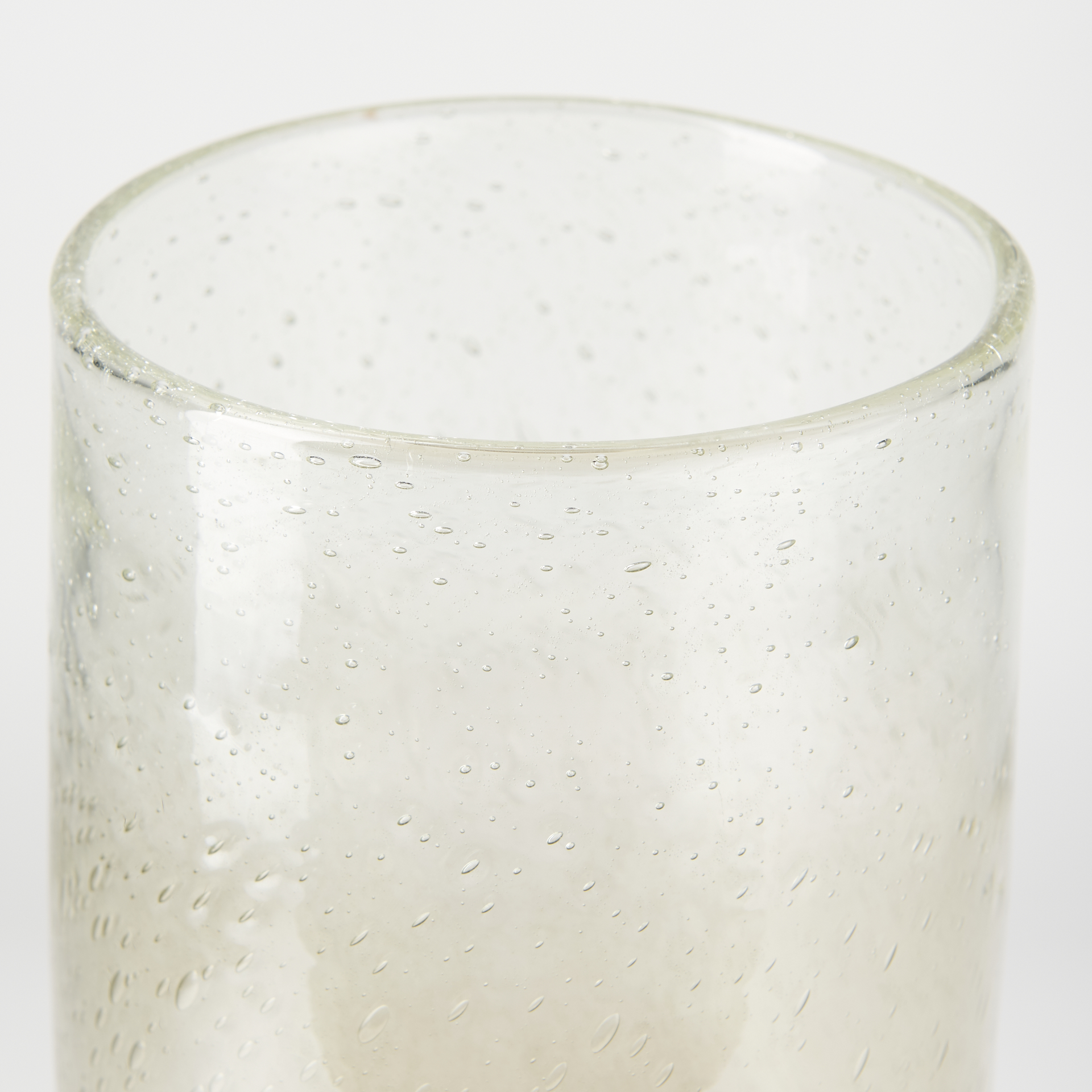 adriatic ii large brushed gold metal glass vase