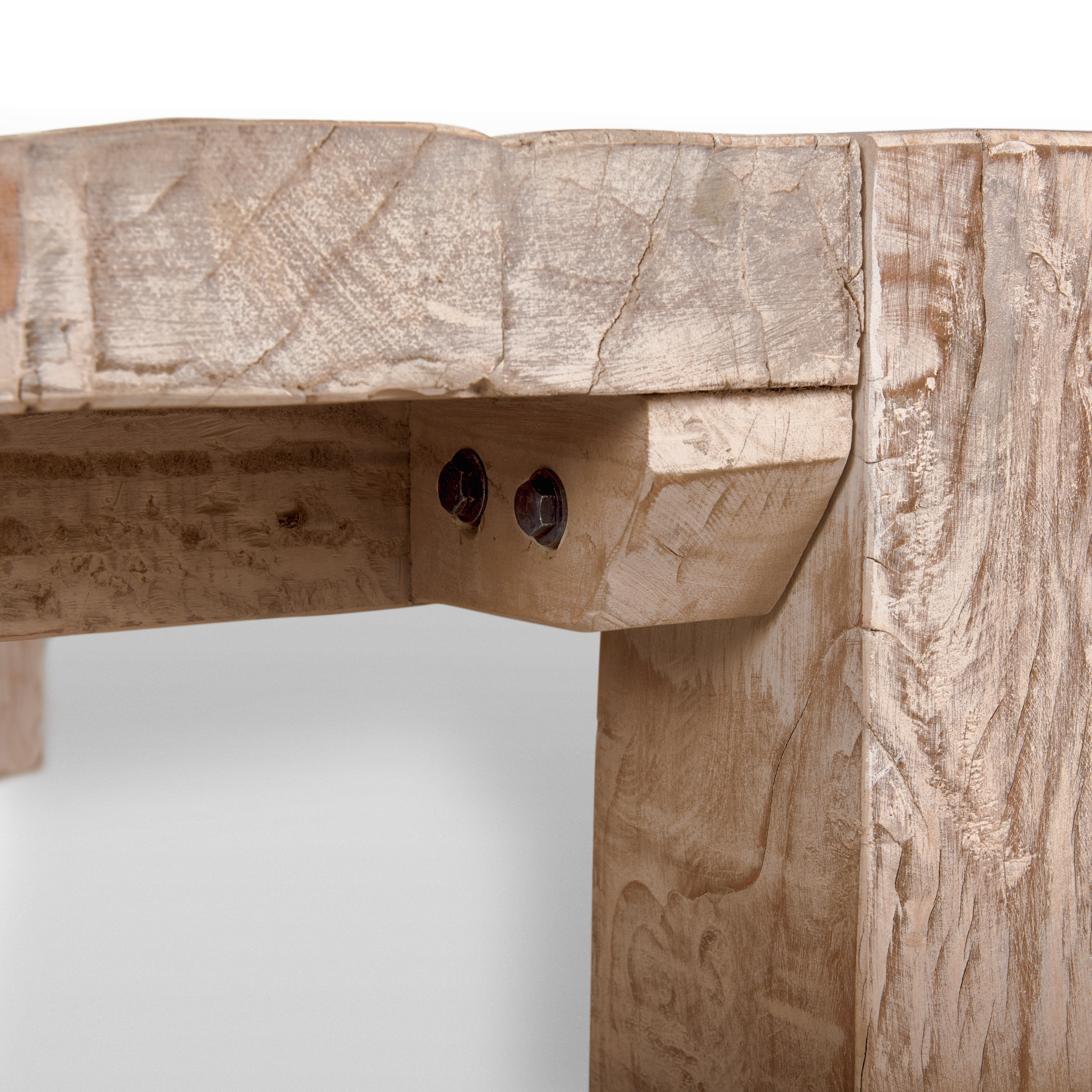 mcarthur 48x48 square reclaimed solid wood coffee table