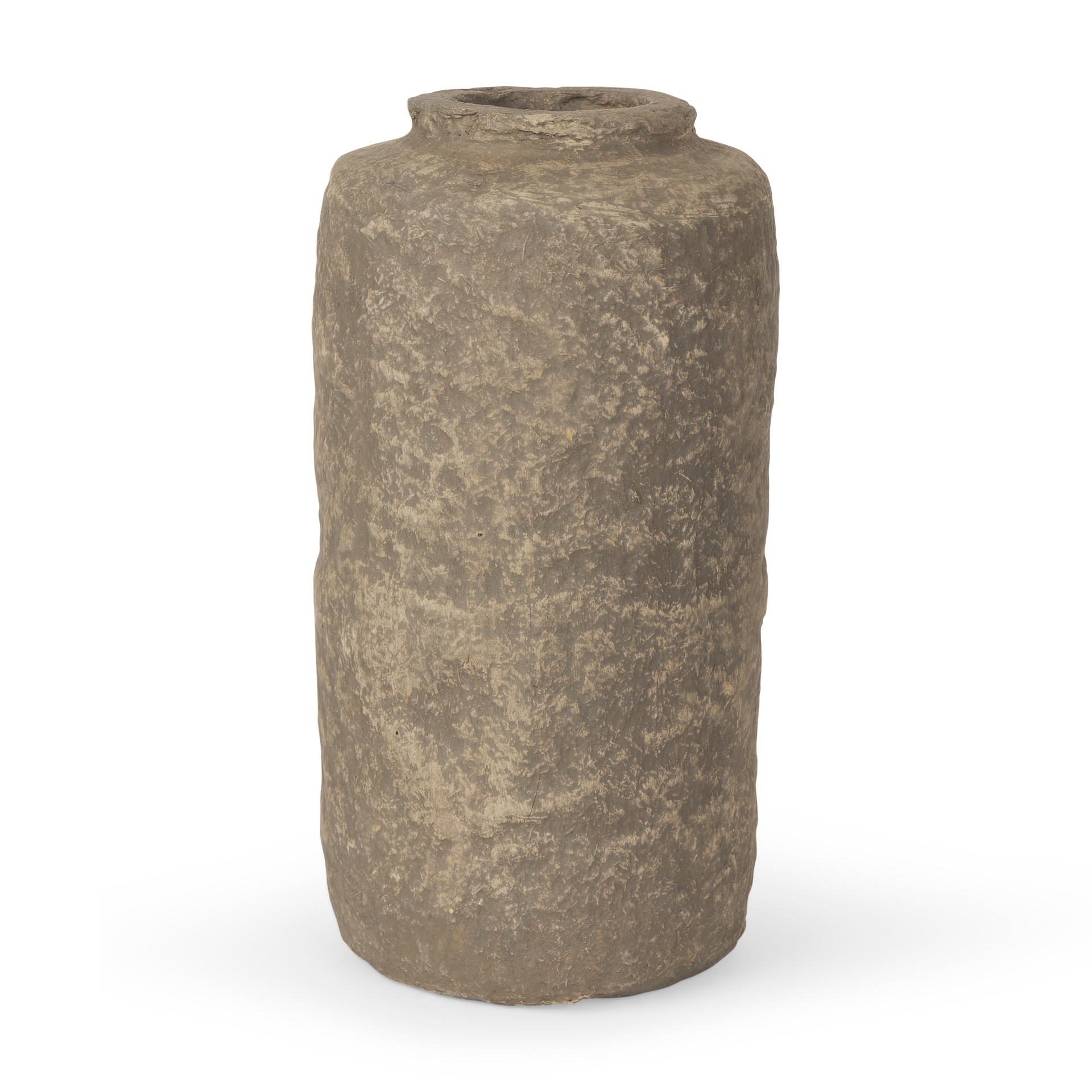 bala small gray paper mache vase