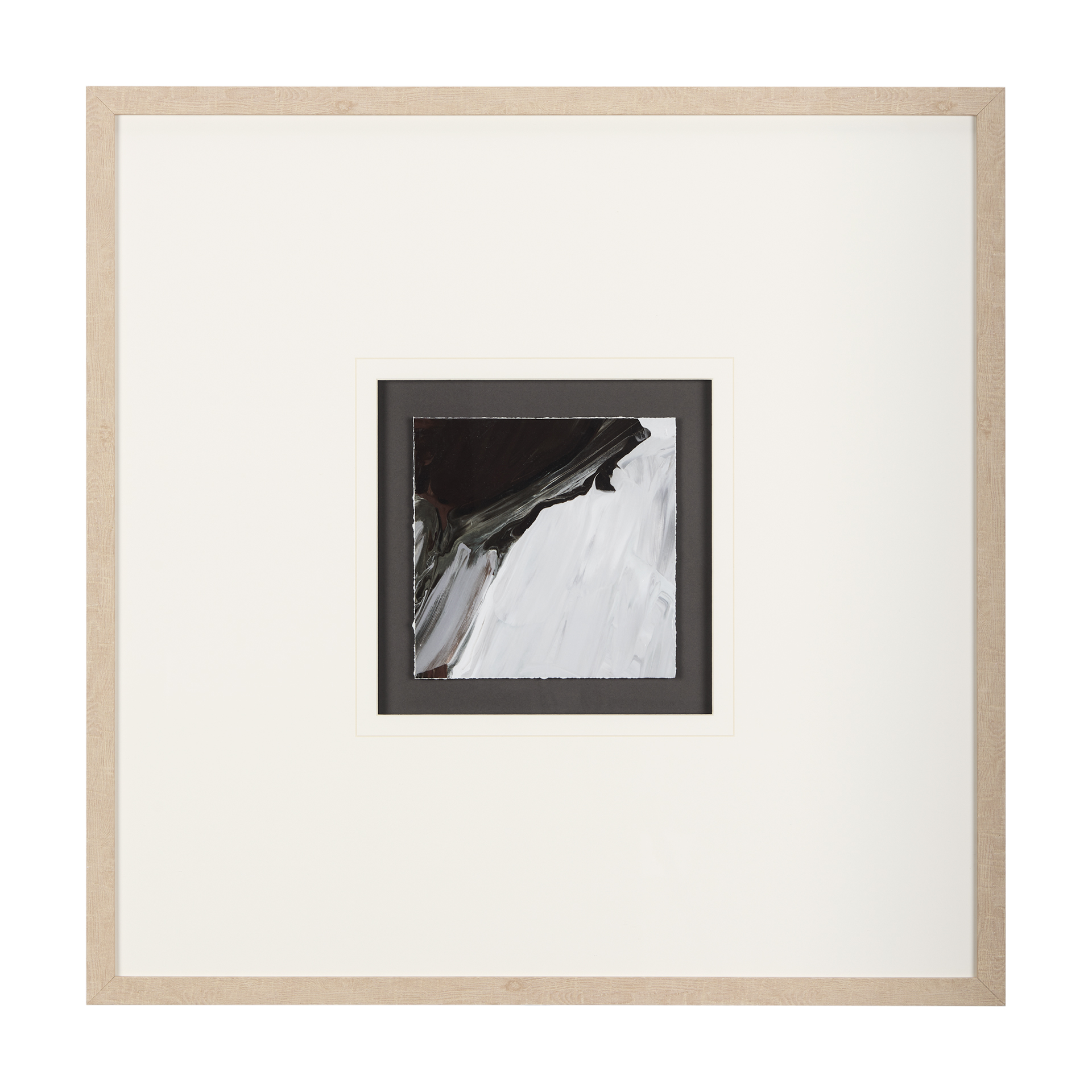 harmonic v by mercana studio a hand embelished textured framed art print matted under glass