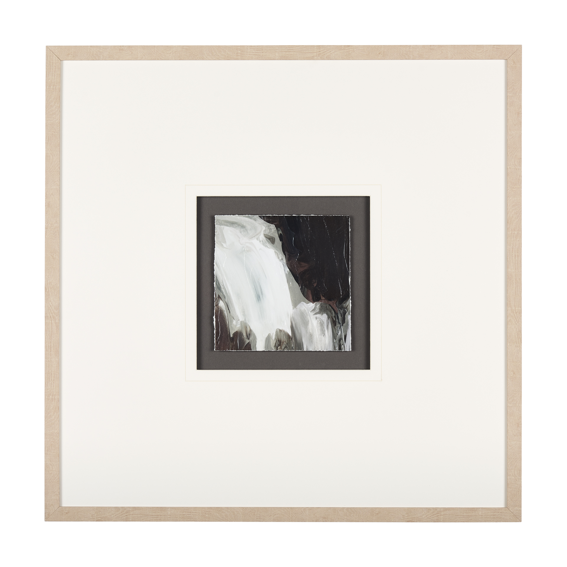 harmonic vi by mercana studio a hand embelished textured framed art print matted under glass