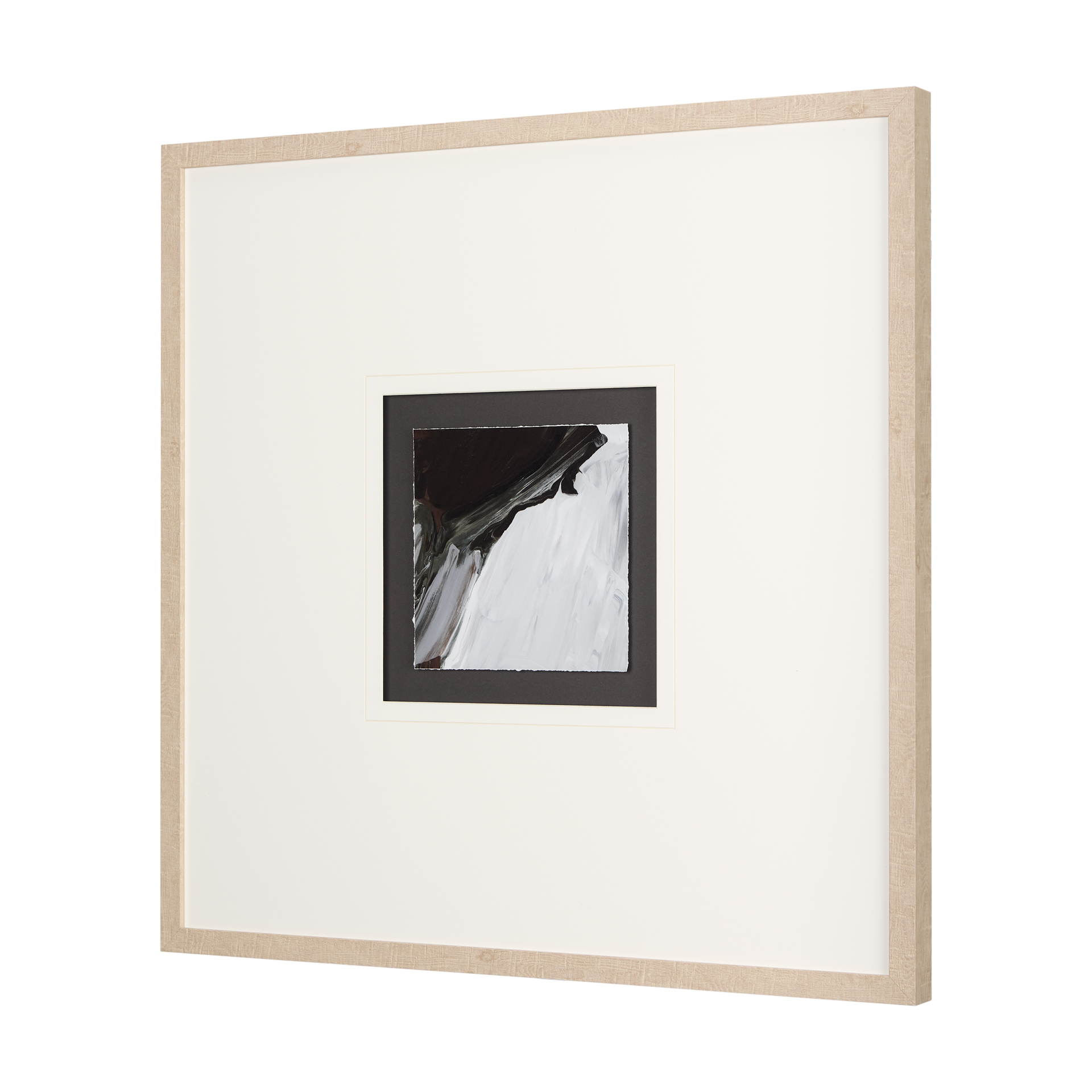 harmonic v by mercana studio a hand embelished textured framed art print matted under glass