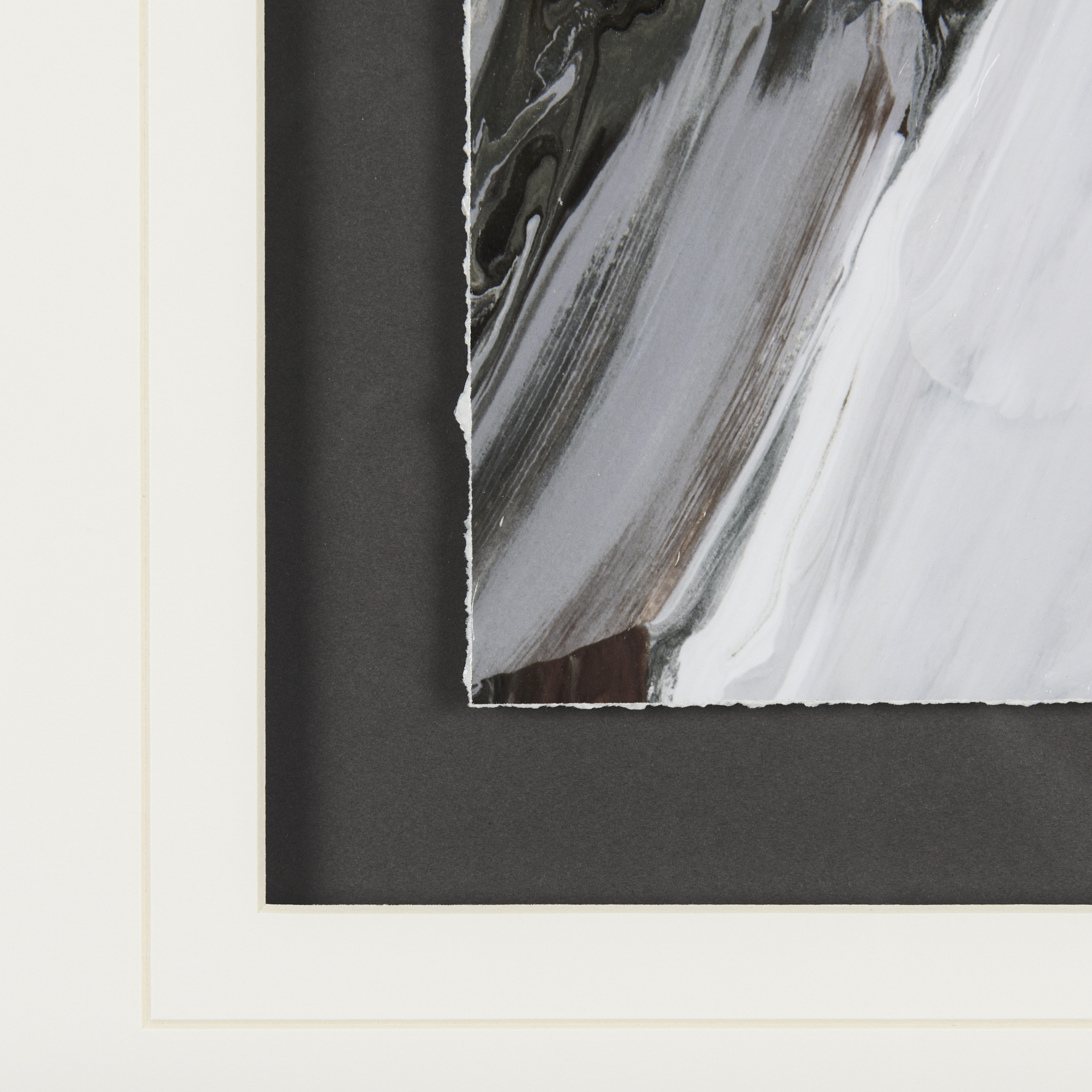 harmonic v by mercana studio a hand embelished textured framed art print matted under glass