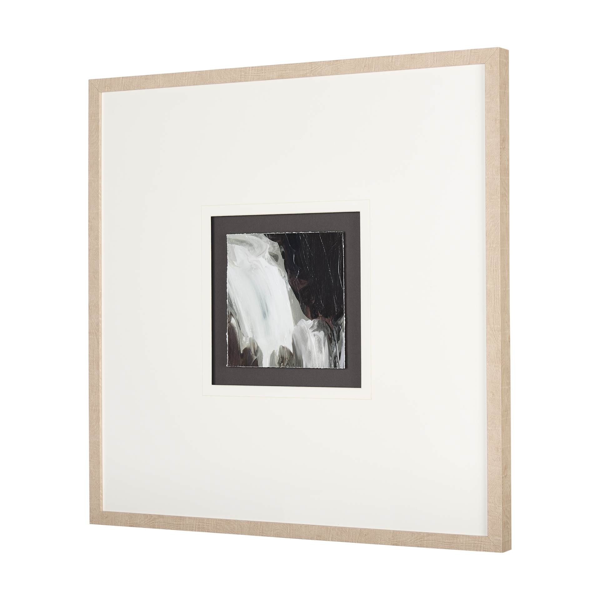harmonic vi by mercana studio a hand embelished textured framed art print matted under glass