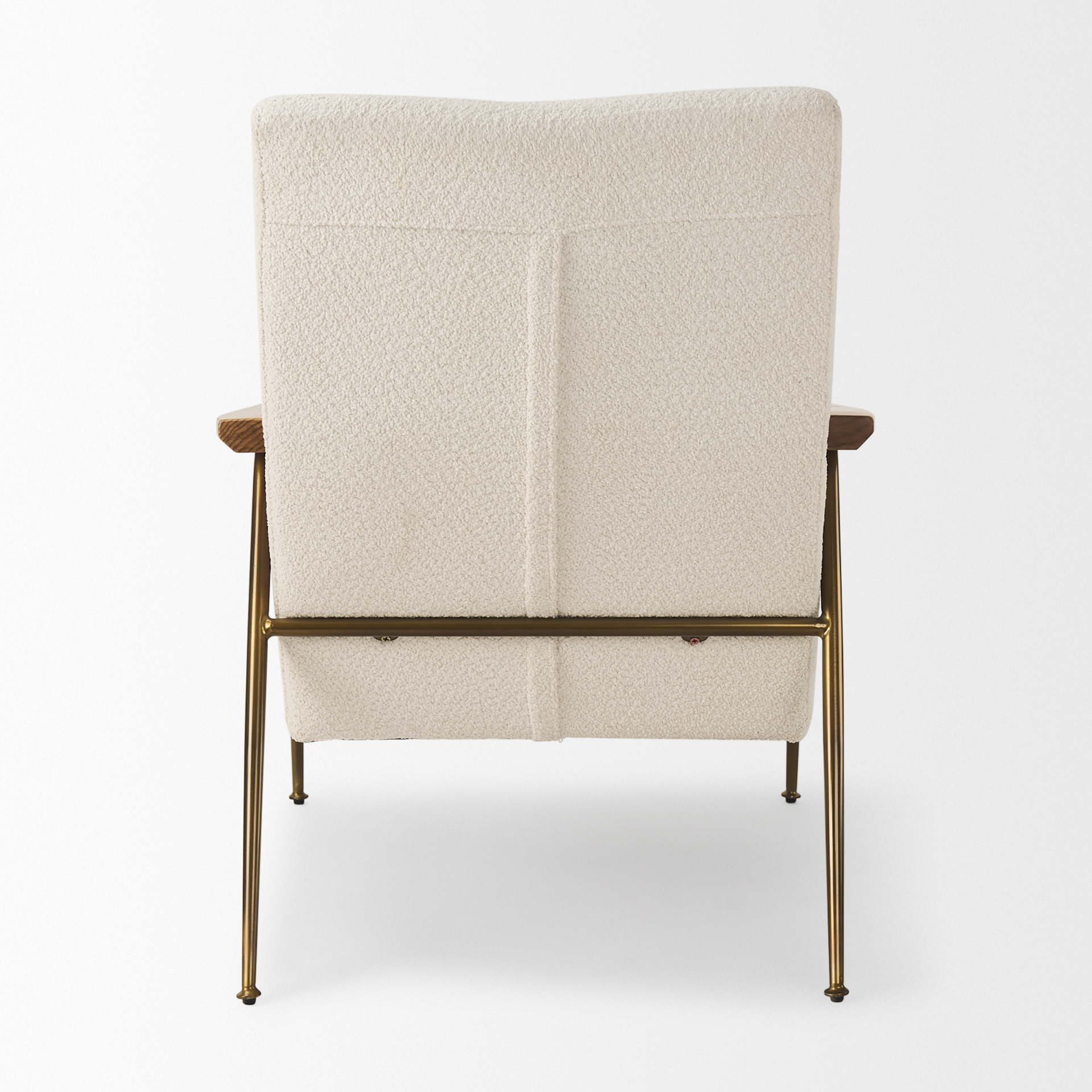 grosjean cream boucle accent chair