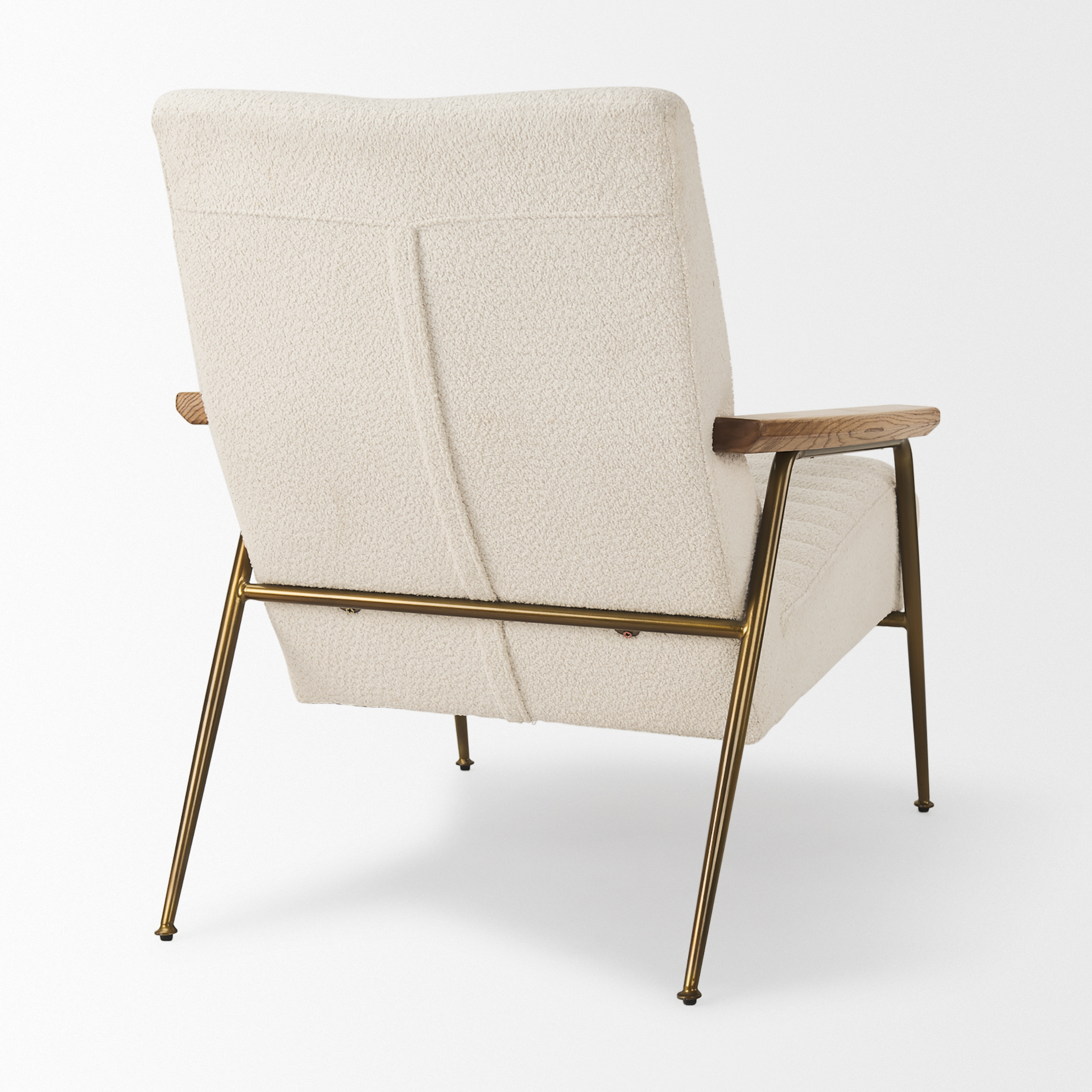 grosjean cream boucle accent chair