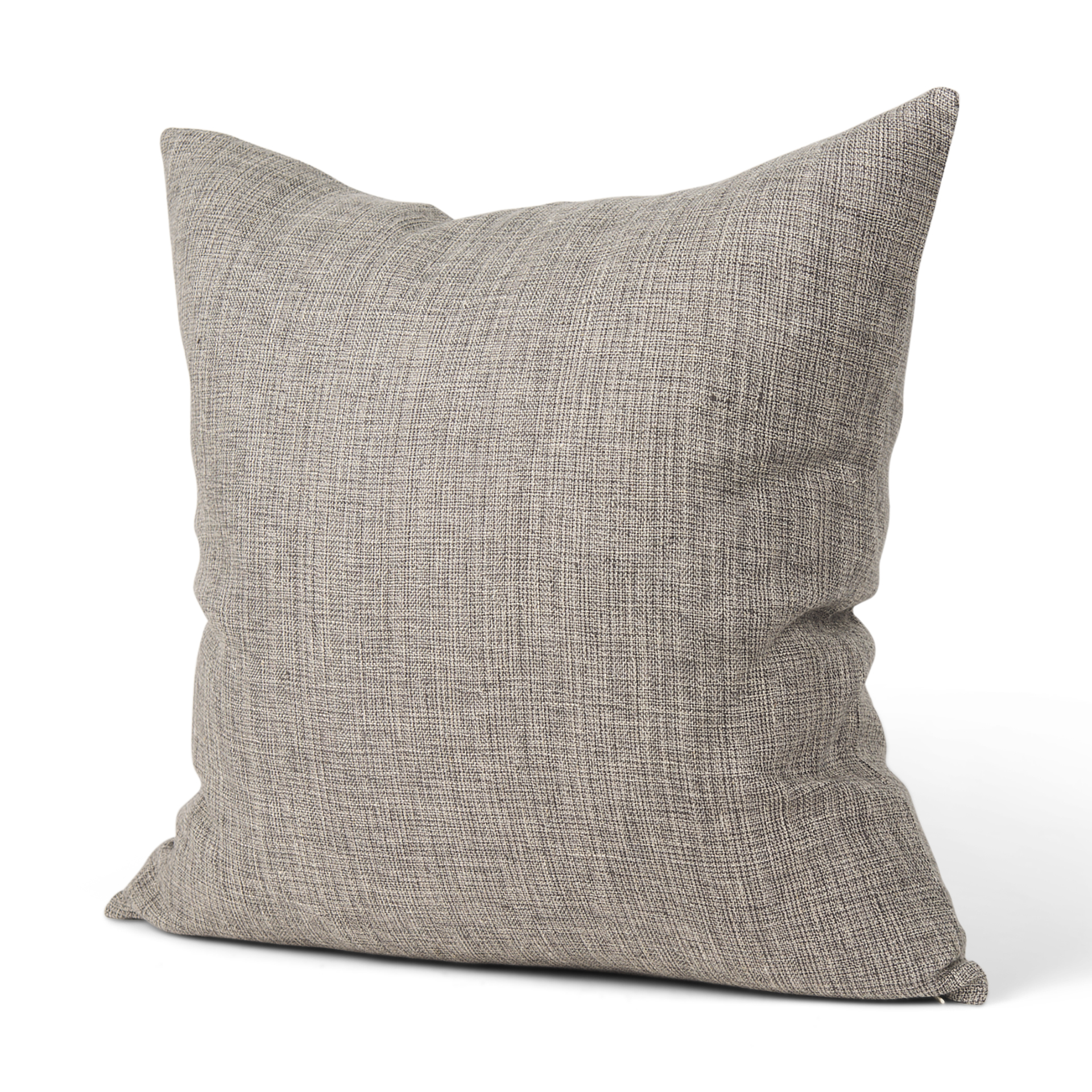 jacklyn grey linen square decorative pillow cover