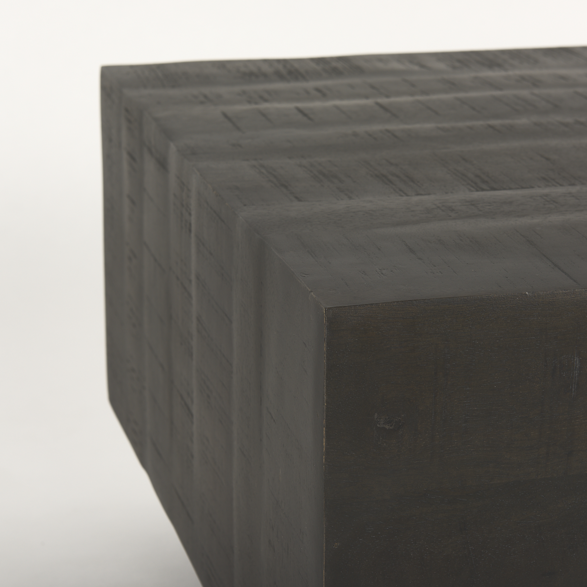 hayden dark brown wood rectangular coffee table