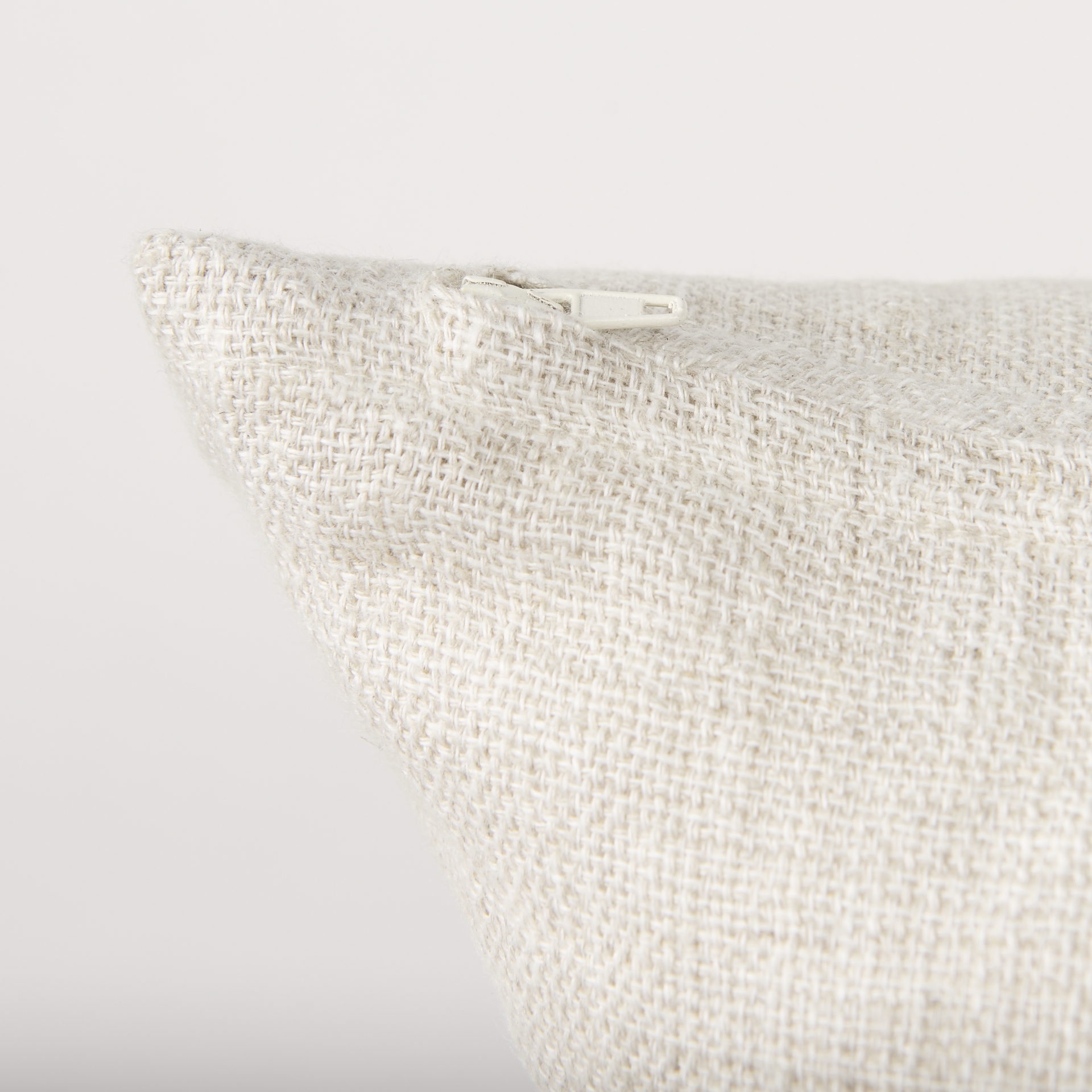 jacklyn cream linen square decorative pillow cover