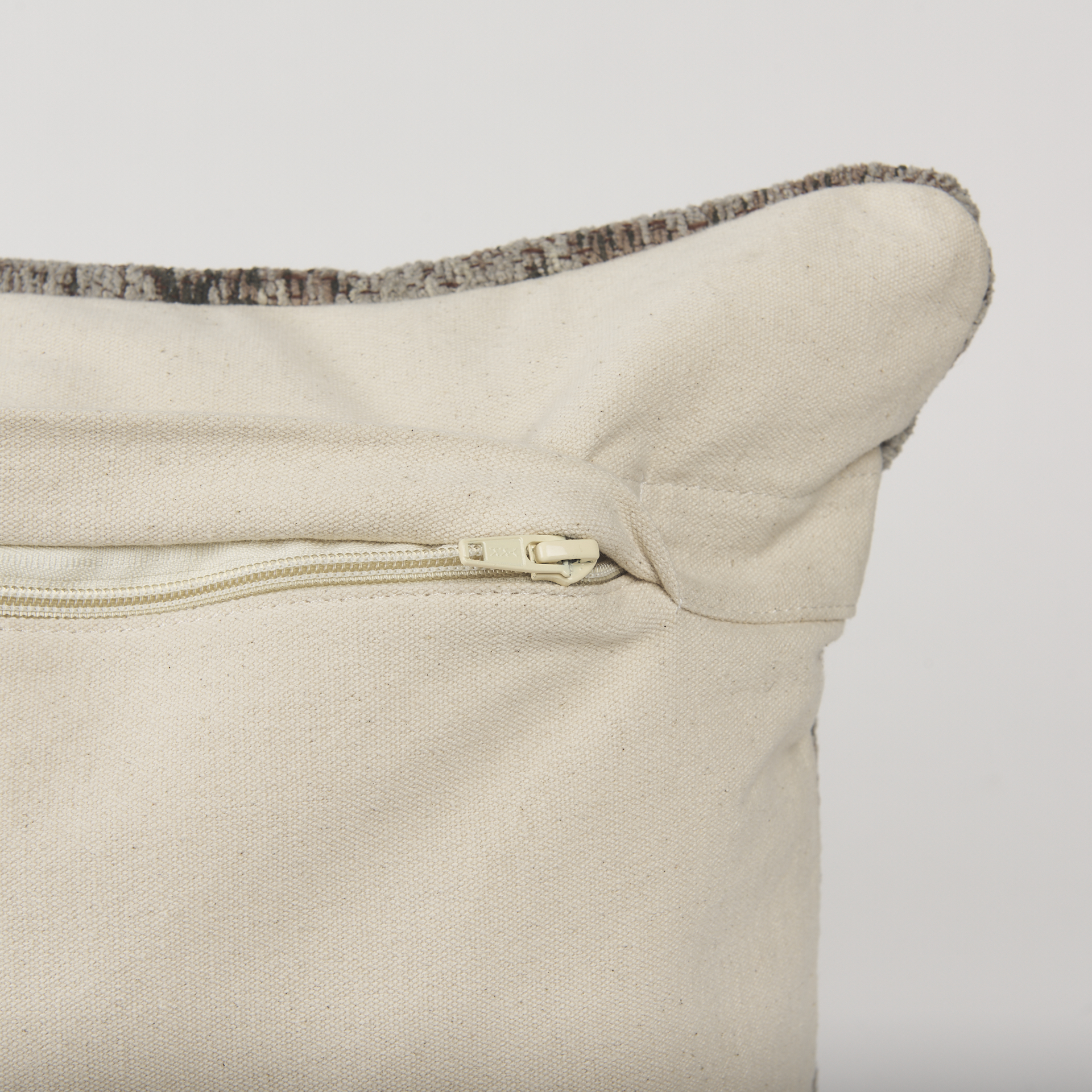 khloe taupe lumbar pillow cover
