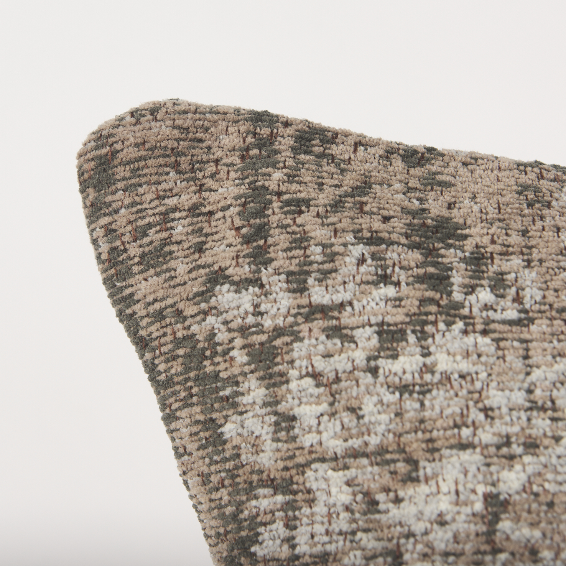 khloe taupe square pillow cover