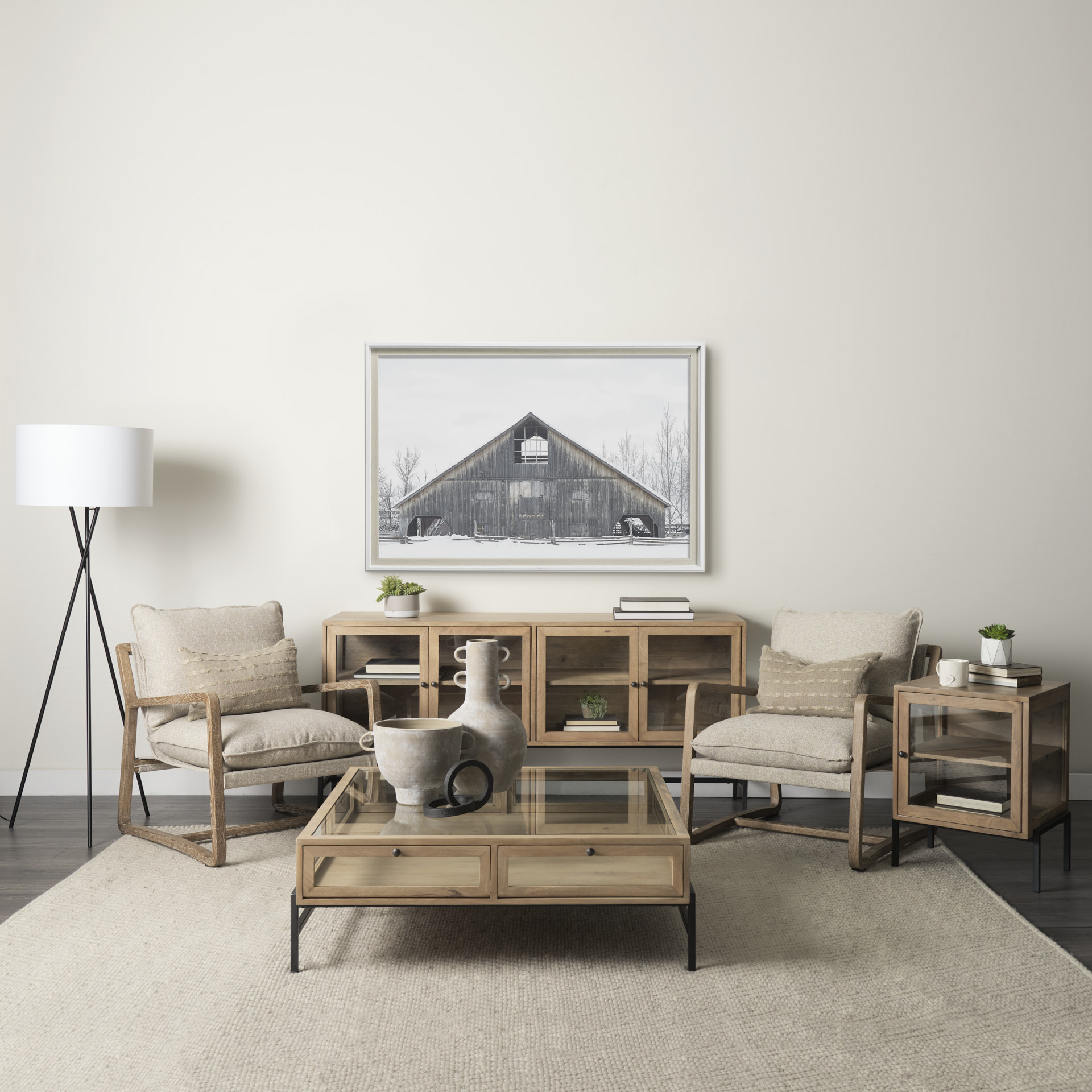 awhc barn 2 by chris dunker a framed art print matted under glass