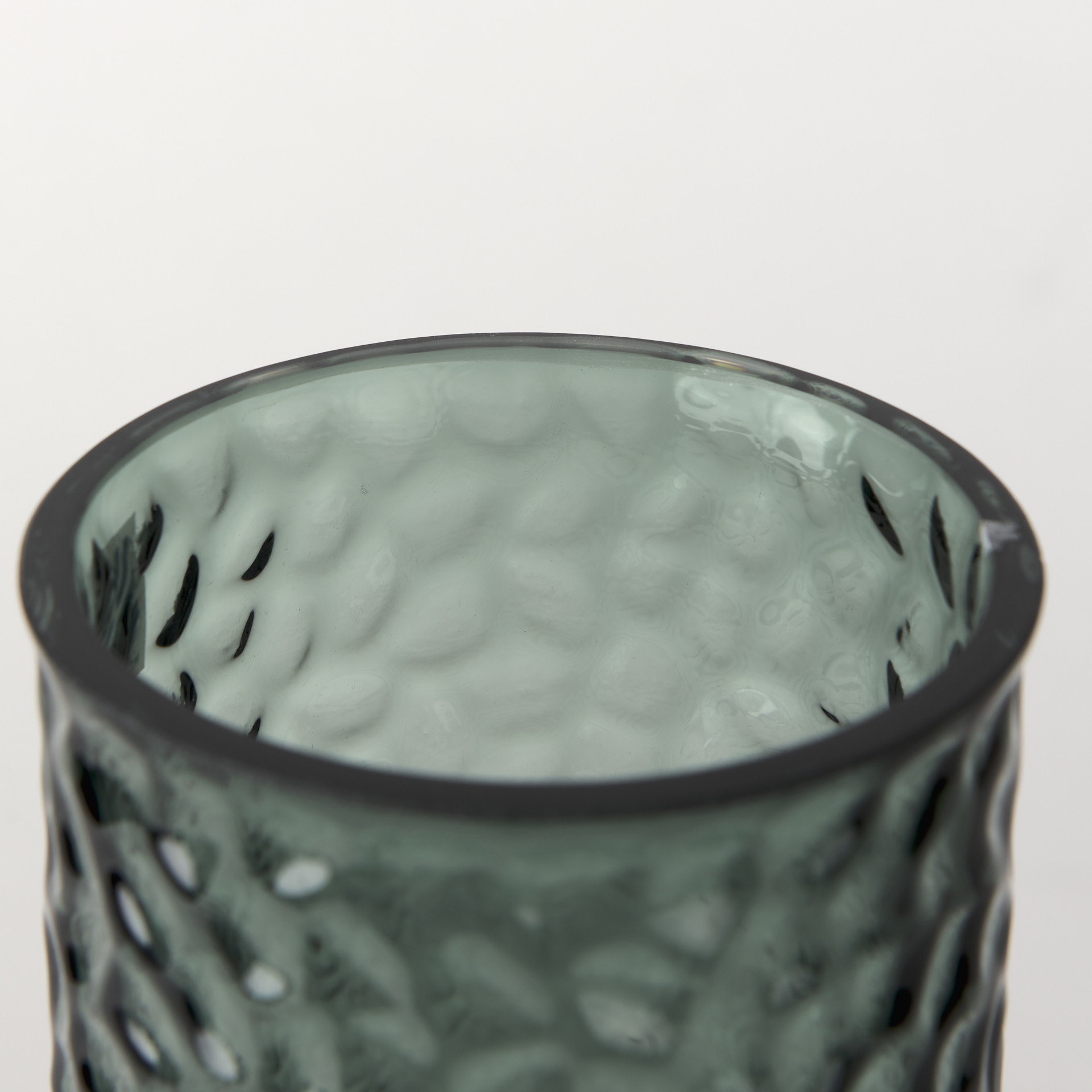 jolene tall green glass vase