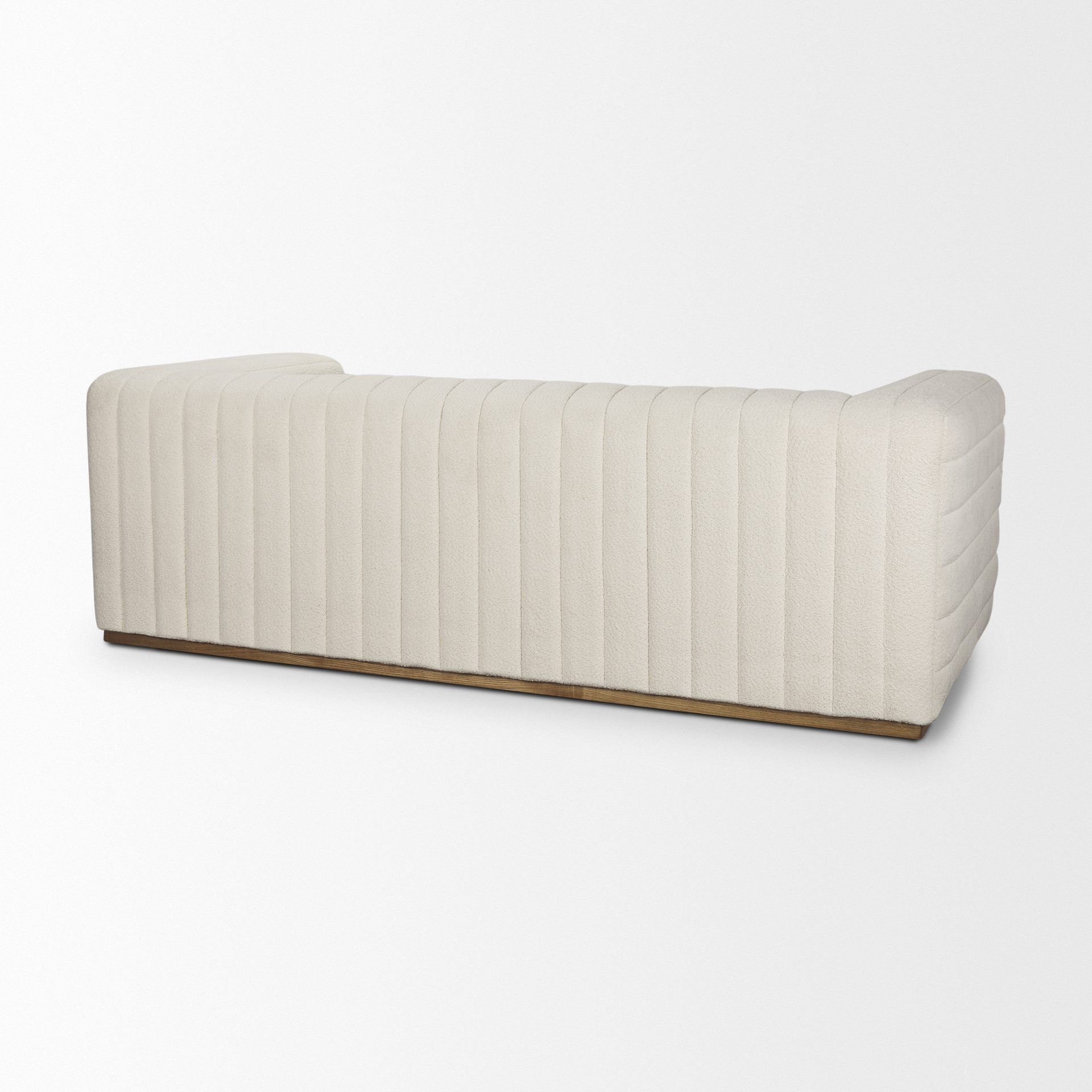 Ricciardo Cream Boucle 3-Seater Sofa