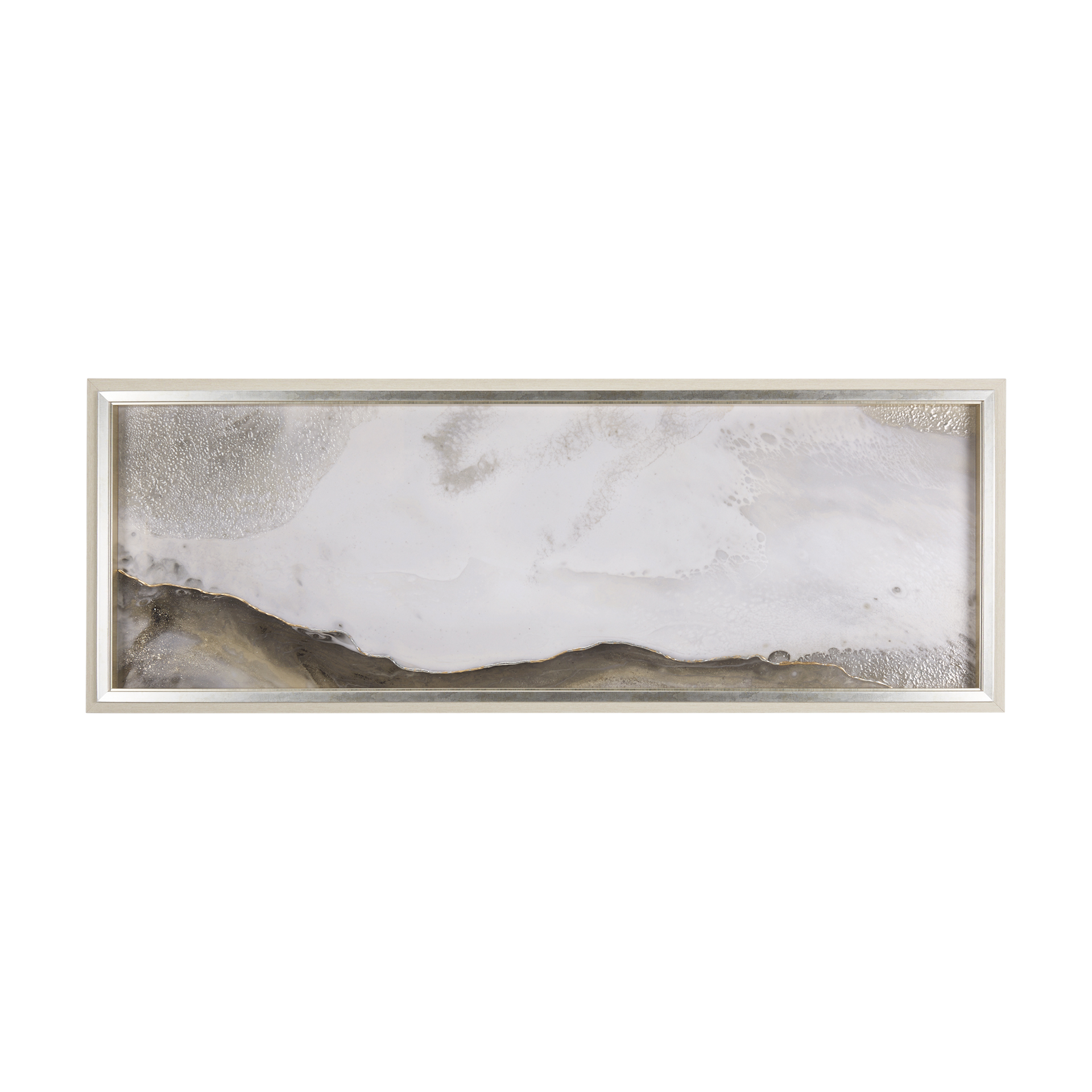 sand hills by mercana studio a hand embelished textured framed art print
