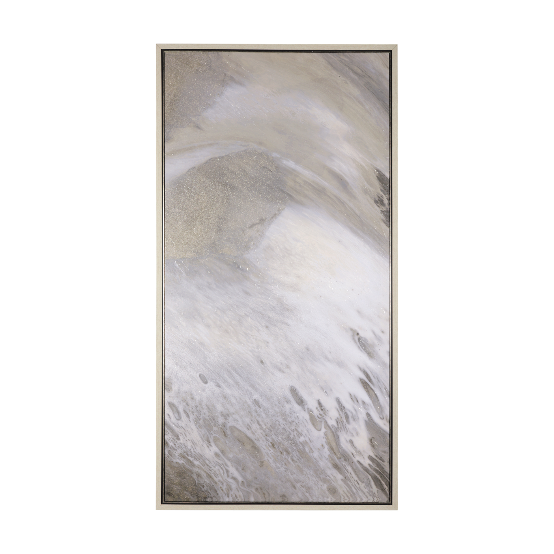 sandy waves iv by mercana studio a hand embelished textured canvas