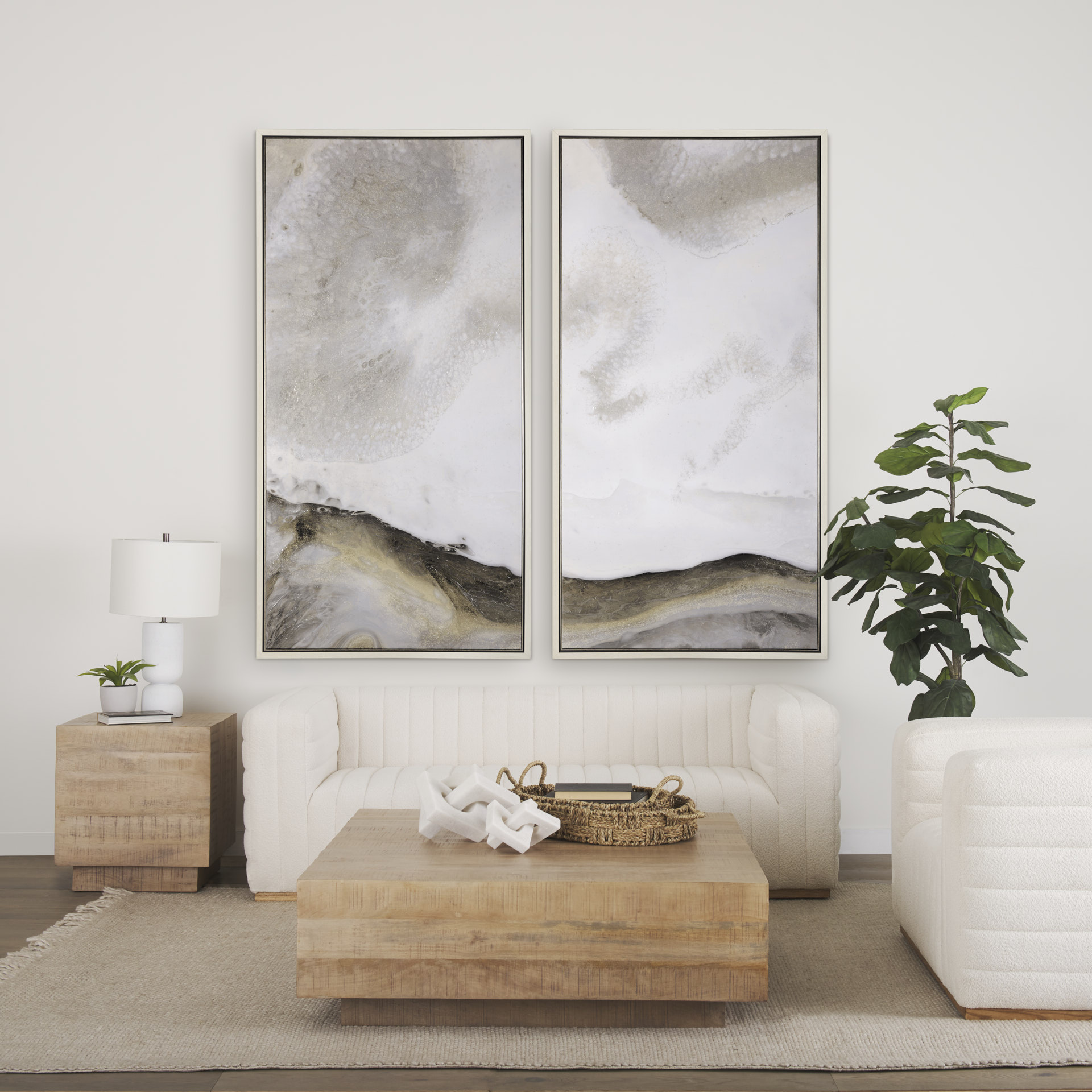 sandy waves i by mercana studio a hand embelished textured canvas