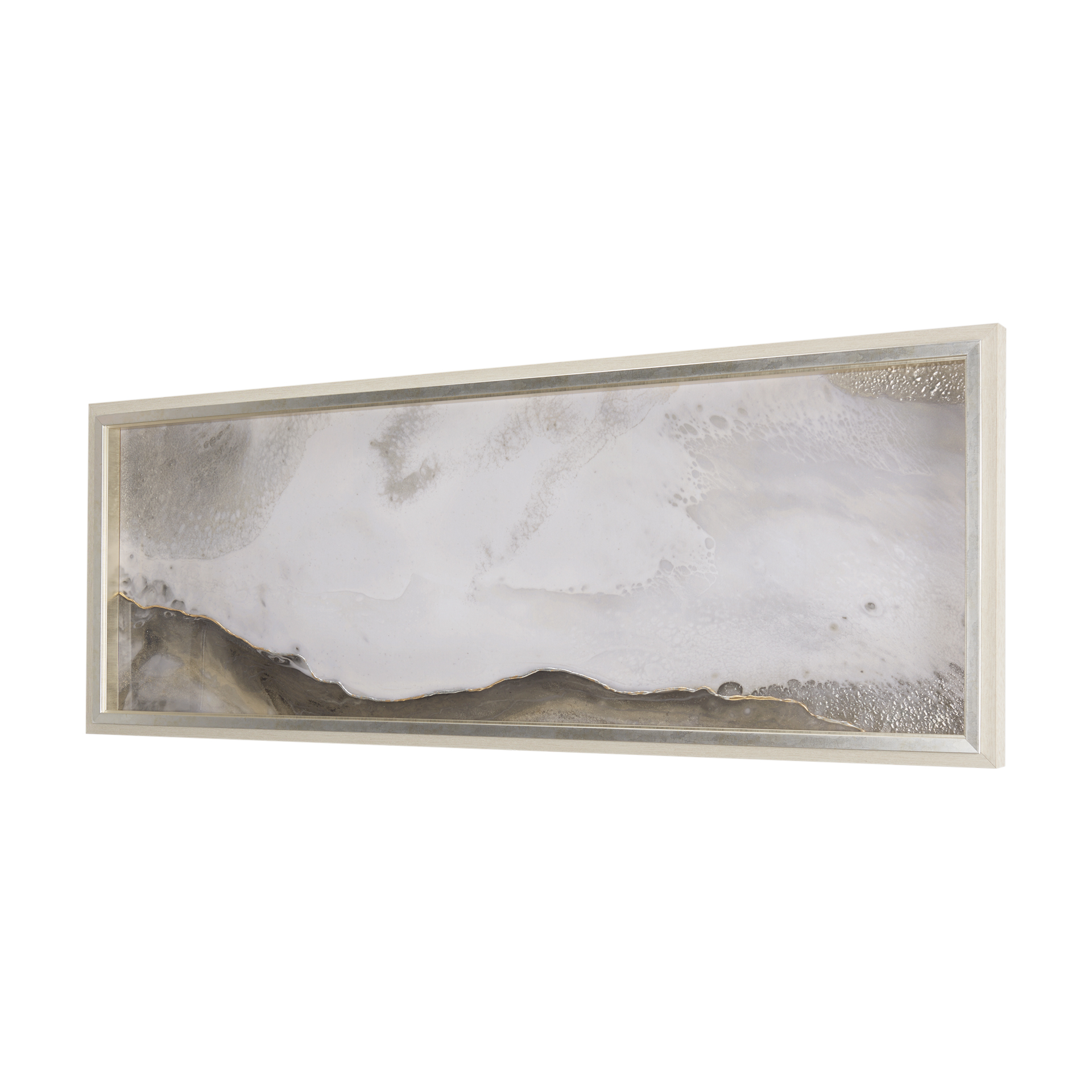 sand hills by mercana studio a hand embelished textured framed art print