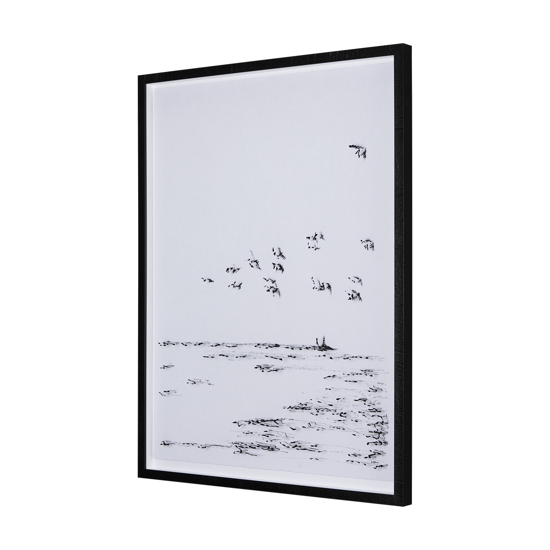 arriving i by mercana studio a hand embelished textured framed art print matted under glass