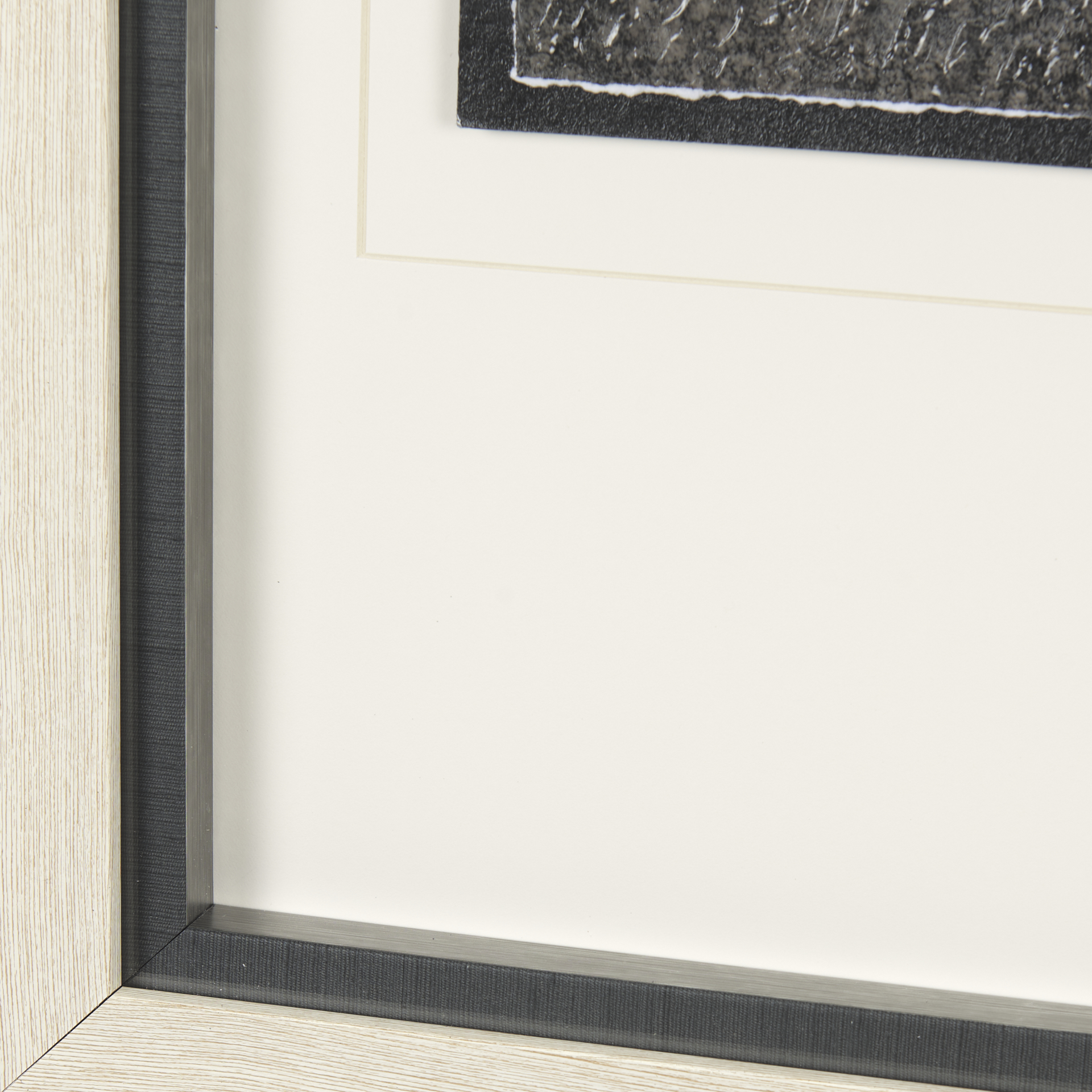 leafy shade i by mercana studio a hand embelished textured framed art print matted under glass