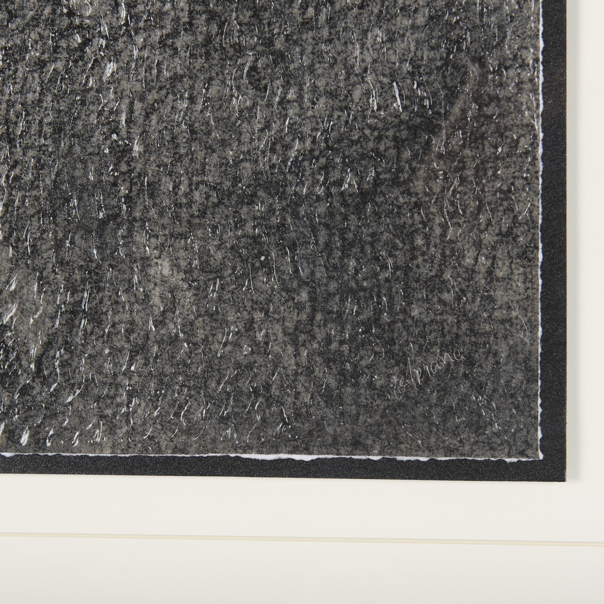 leafy shade i by mercana studio a hand embelished textured framed art print matted under glass