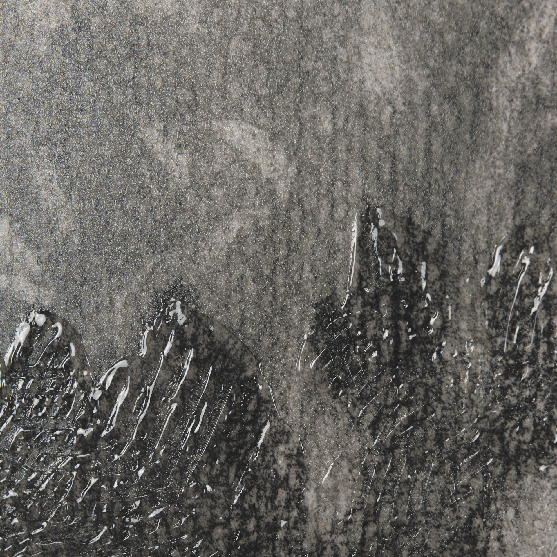 leafy shade ii by mercana studio a hand embelished textured framed art print matted under glass
