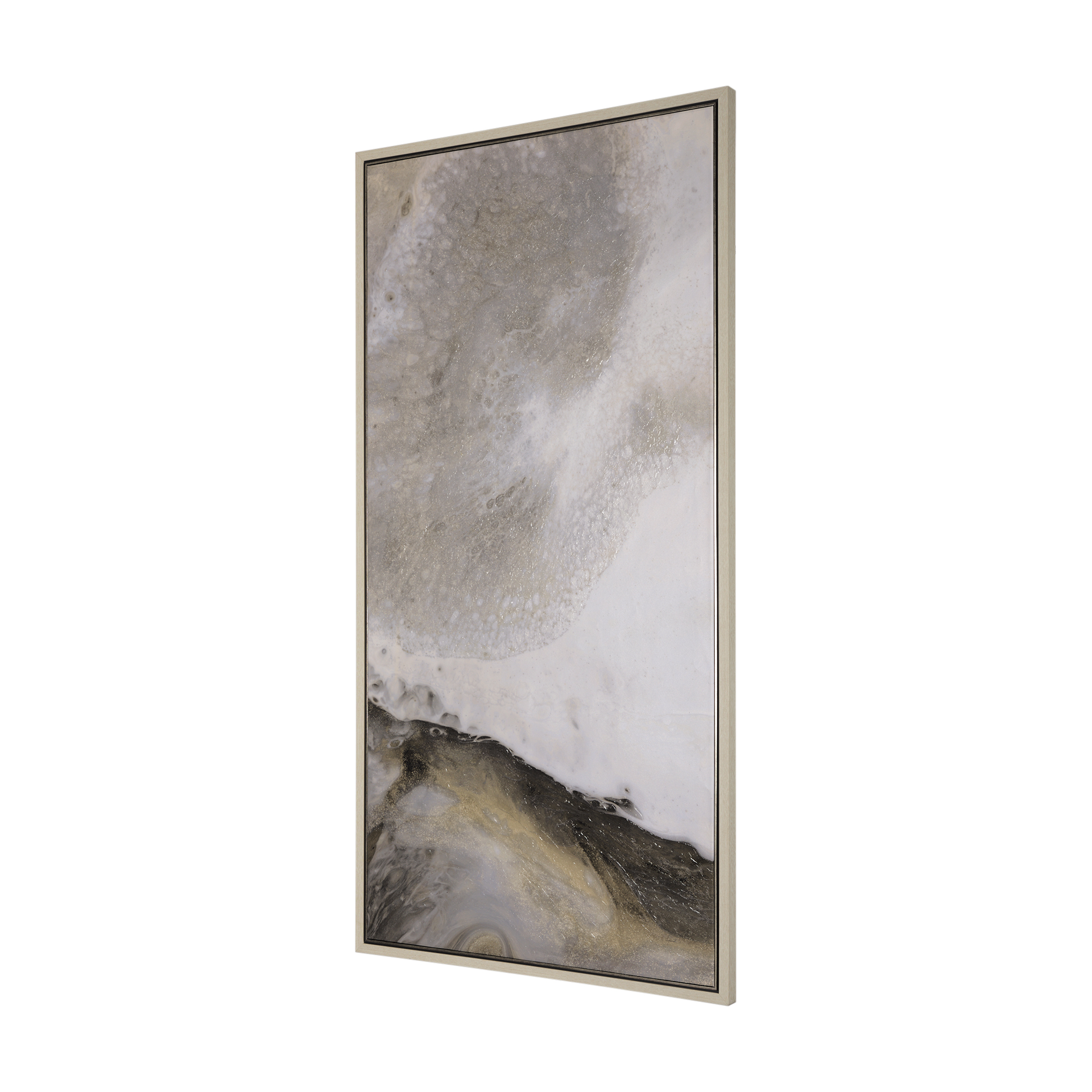sandy waves i by mercana studio a hand embelished textured canvas