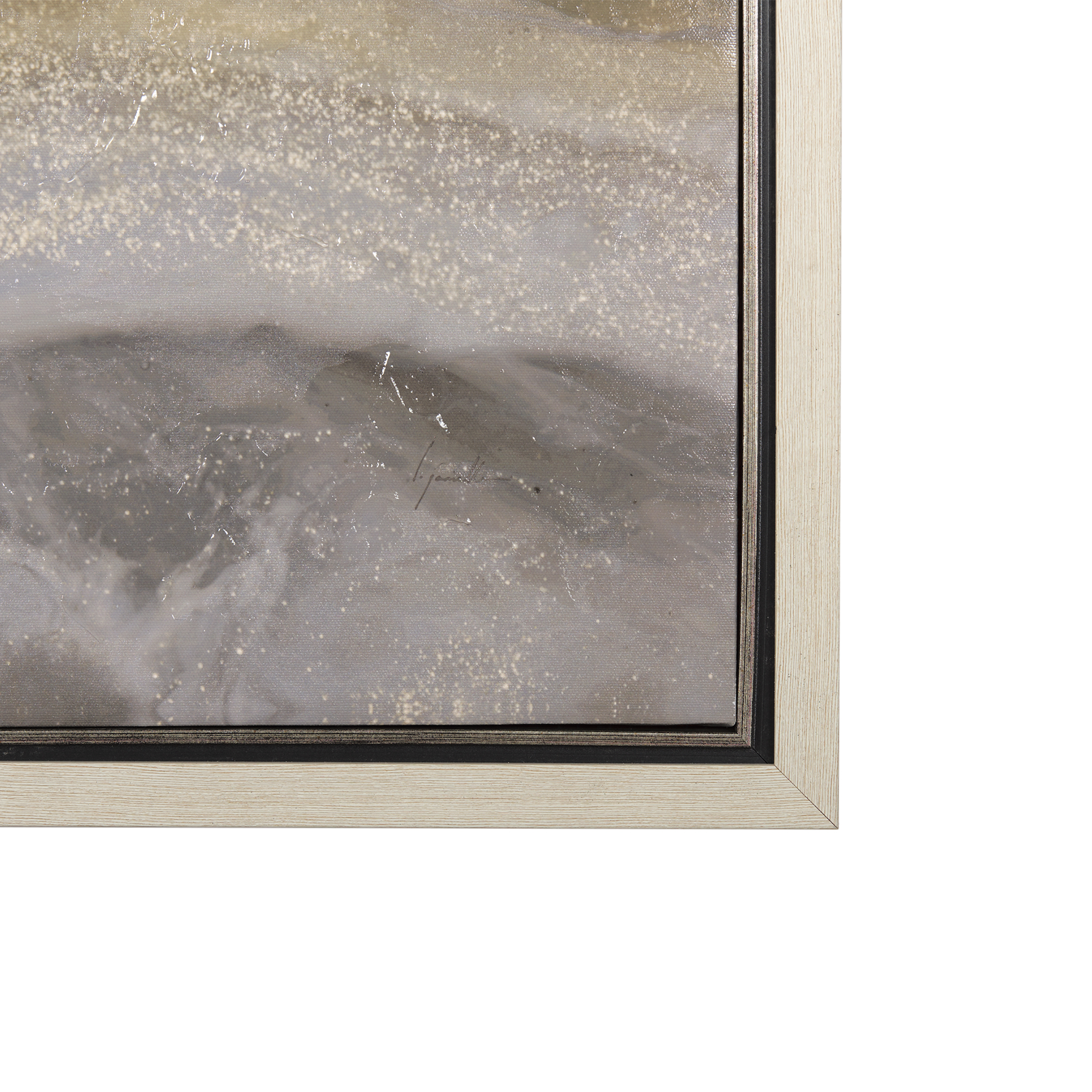 sandy waves ii by mercana studio a hand embelished textured canvas