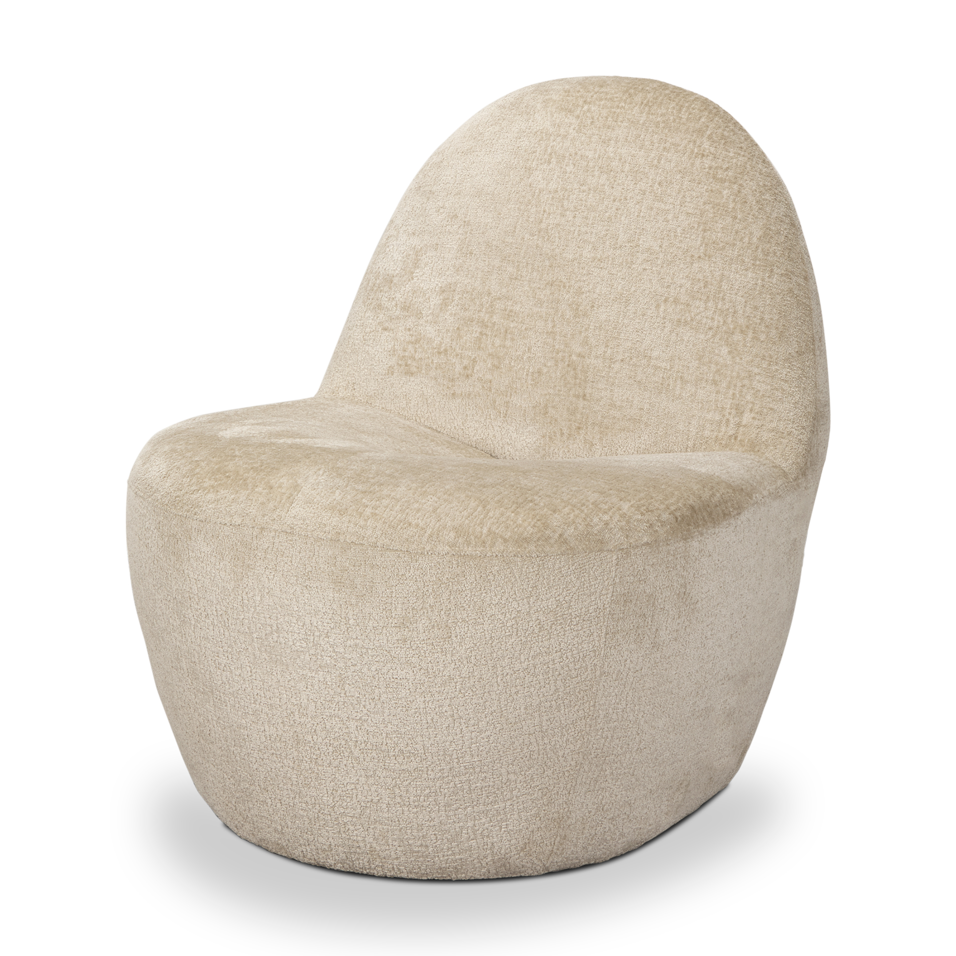 beverly beige chenille accent chair