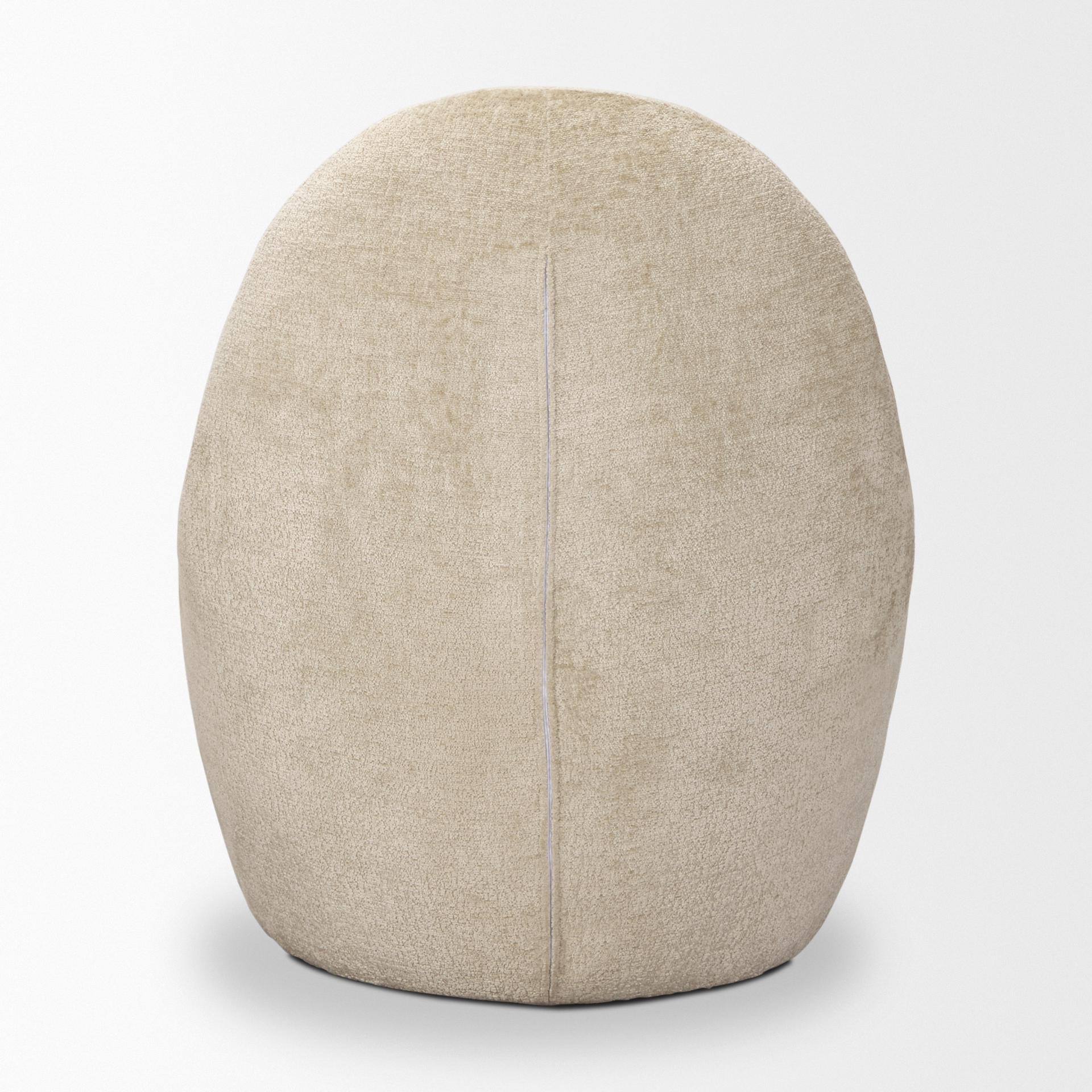 beverly beige chenille accent chair