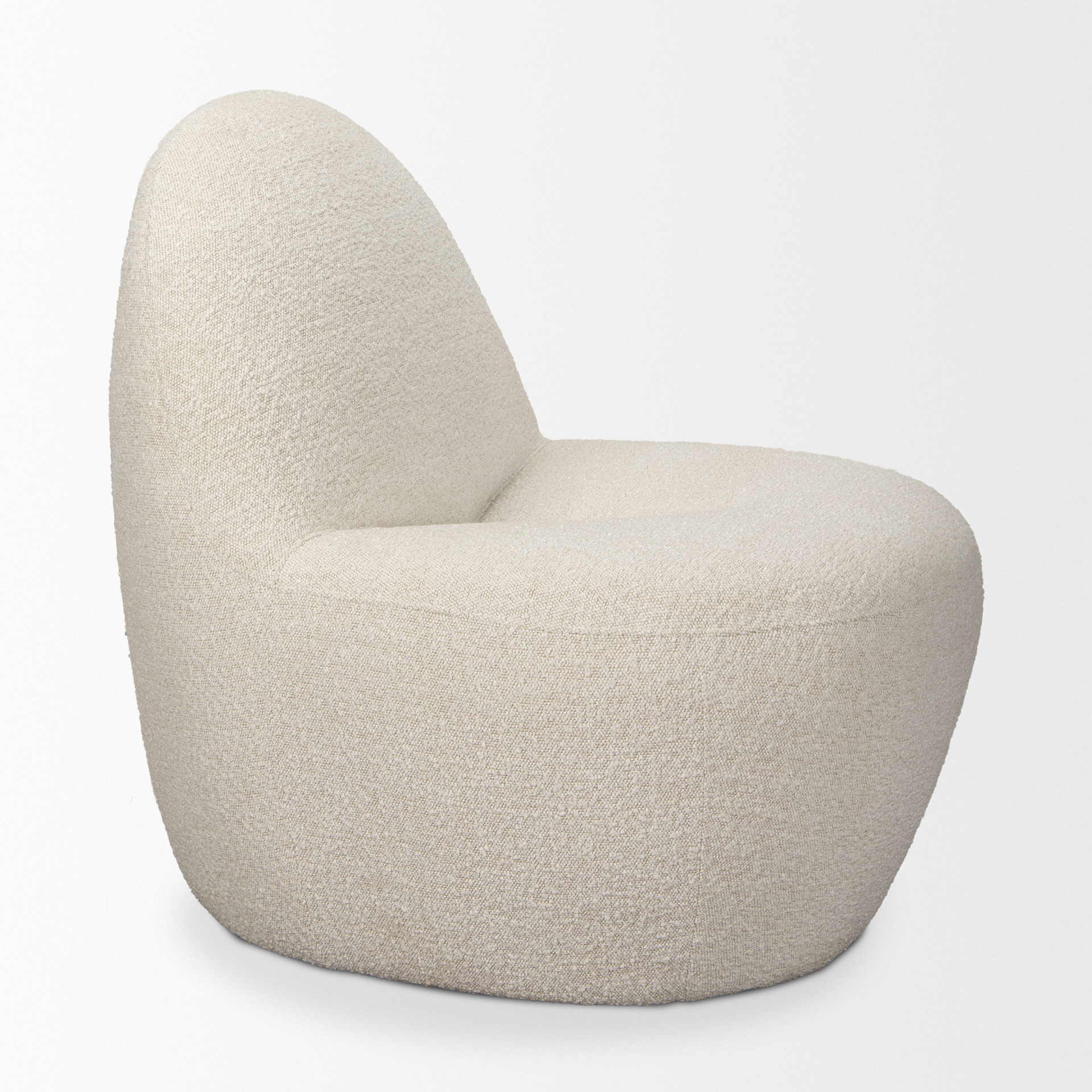 beverly cream boucle accent chair