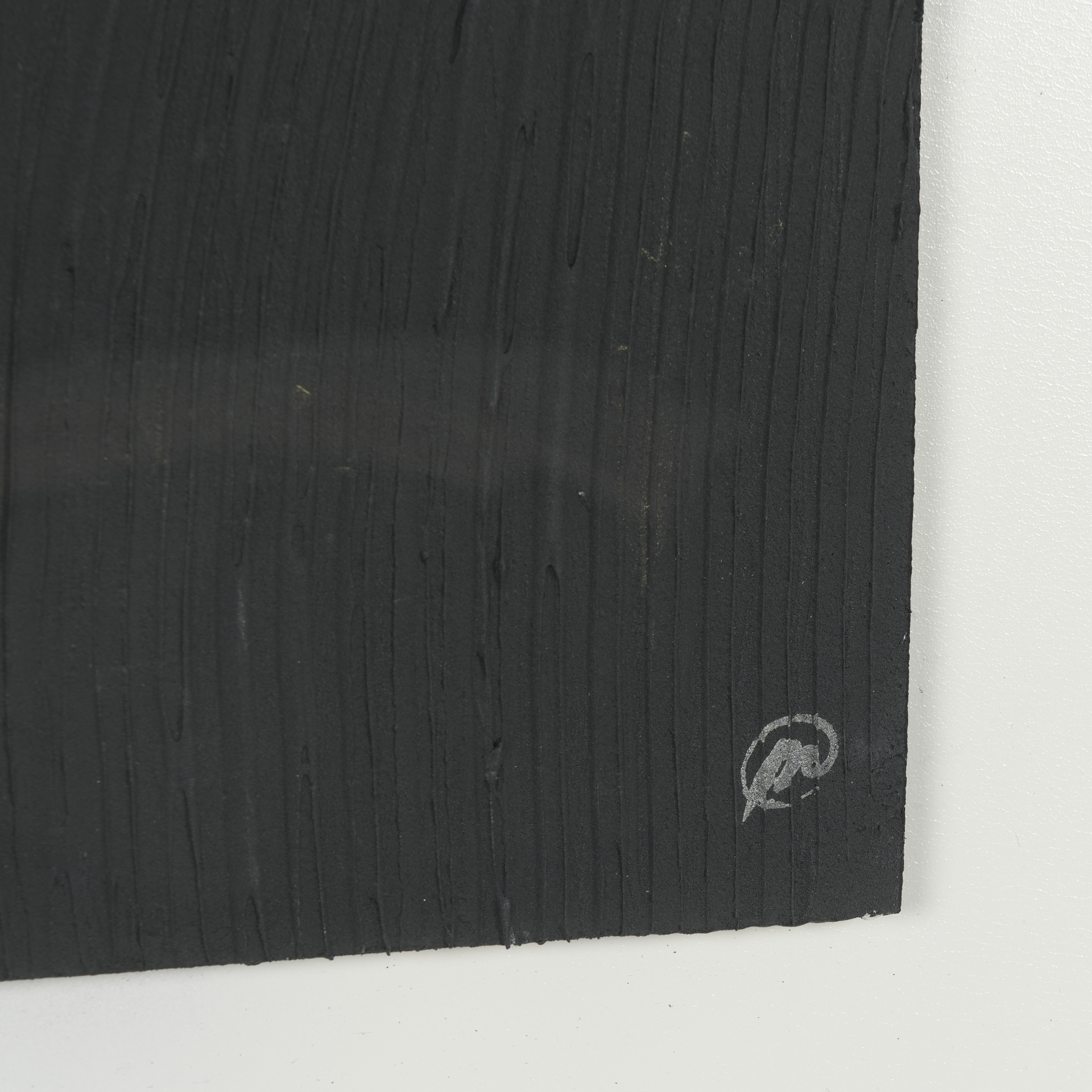 slate i by mercana studio a hand embelished textured framed art print matted under glass