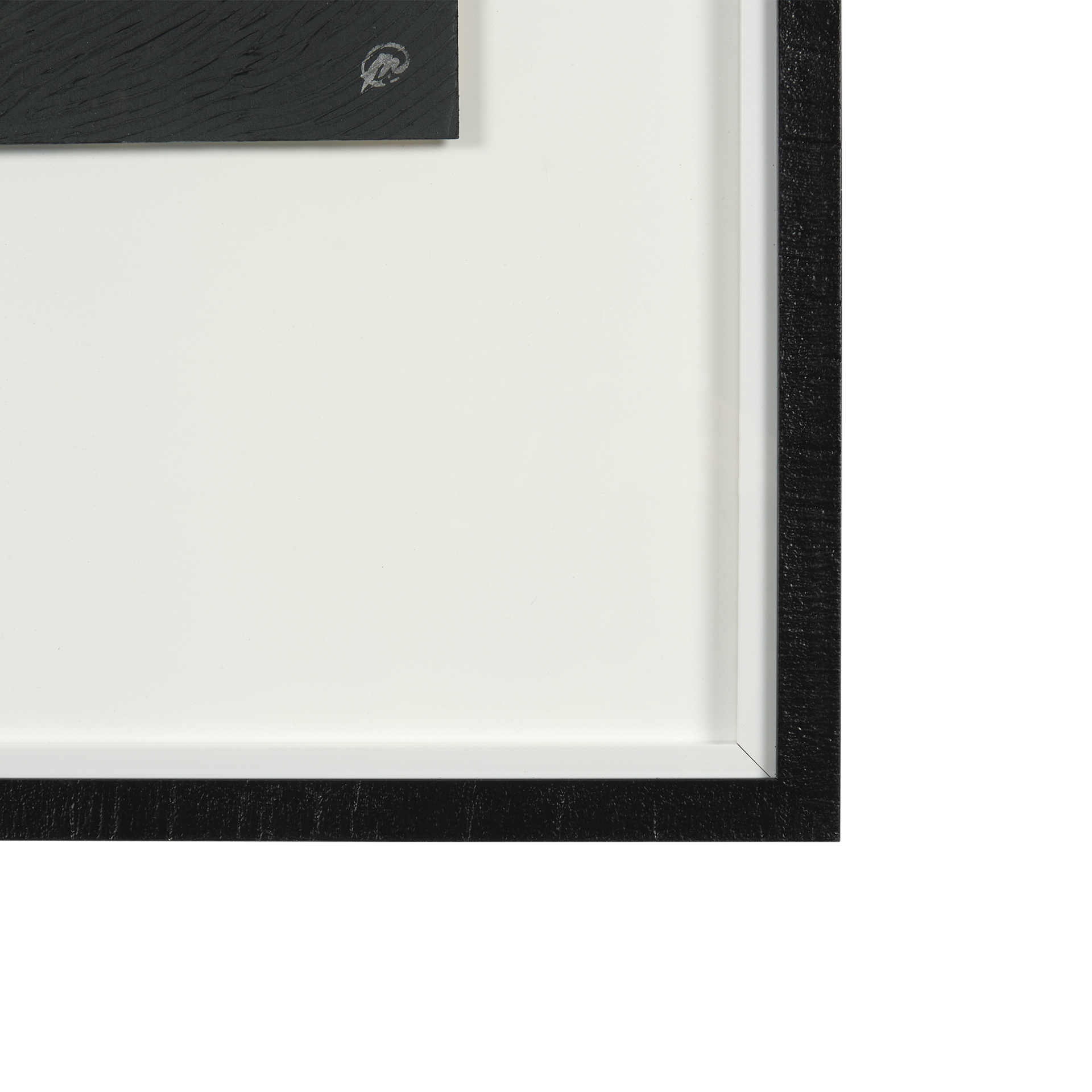 slate ii by mercana studio a hand embelished textured framed art print matted under glass