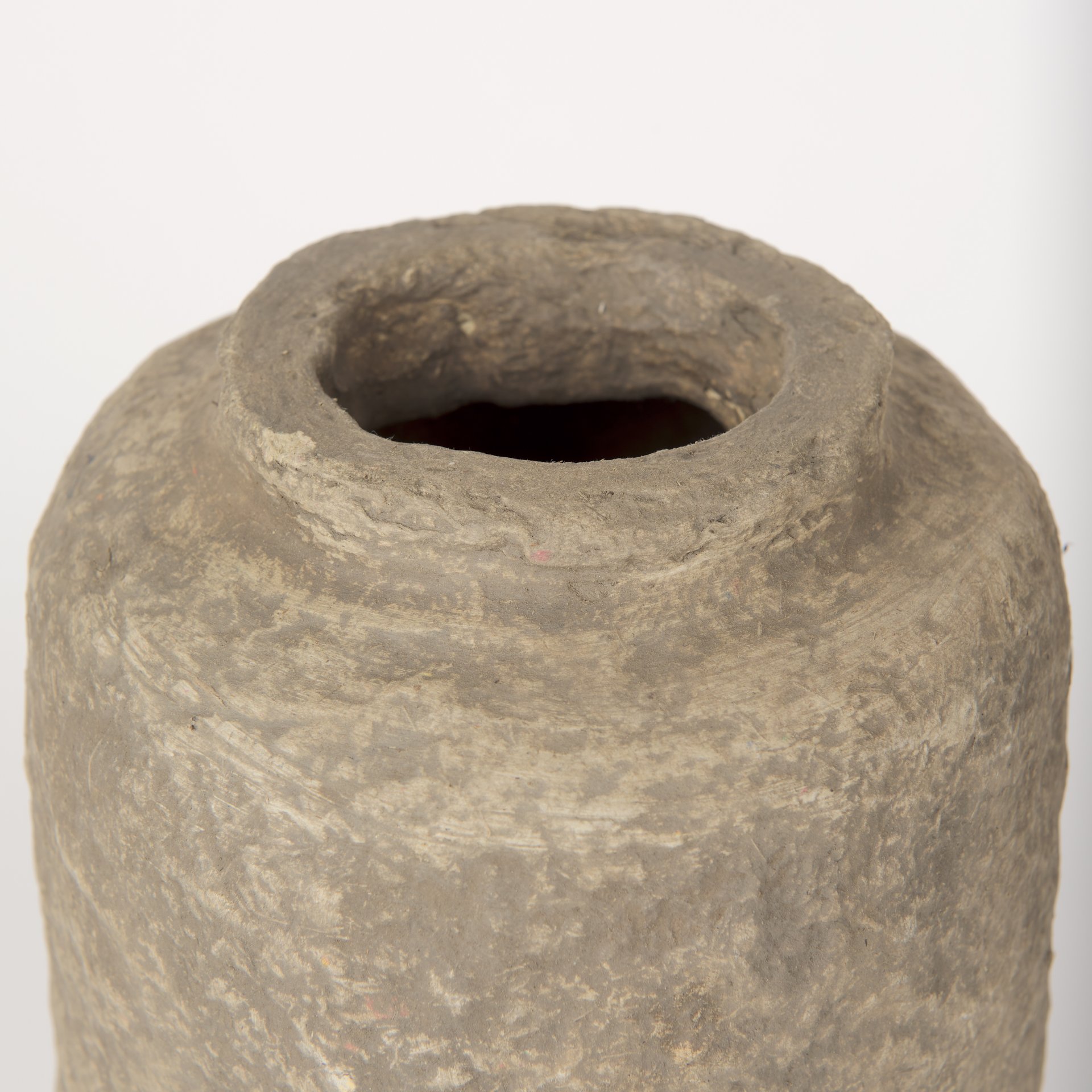 bala small gray paper mache vase