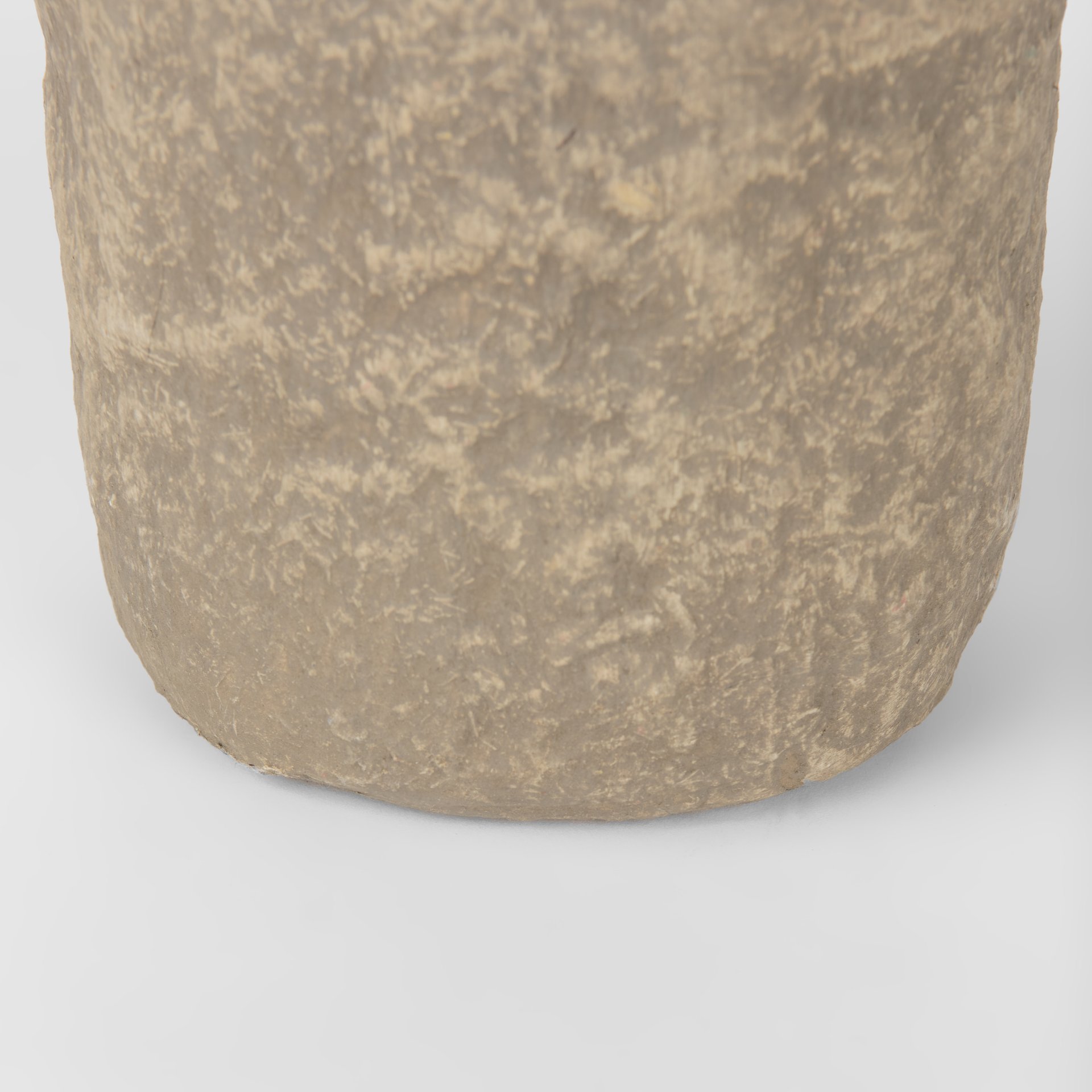 bala small gray paper mache vase