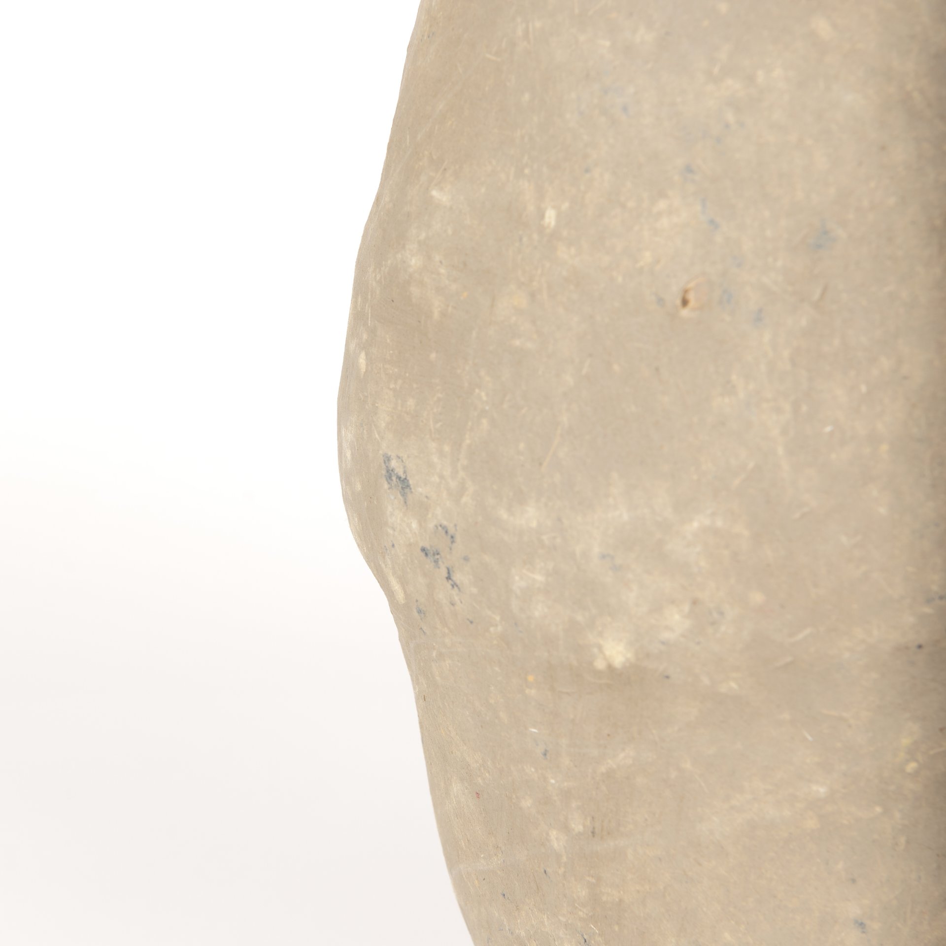 rundal small gray paper mache vase