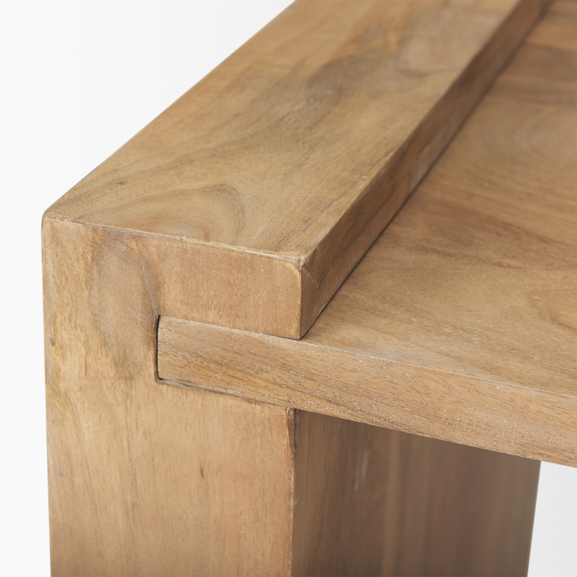 athelia light wood accent table